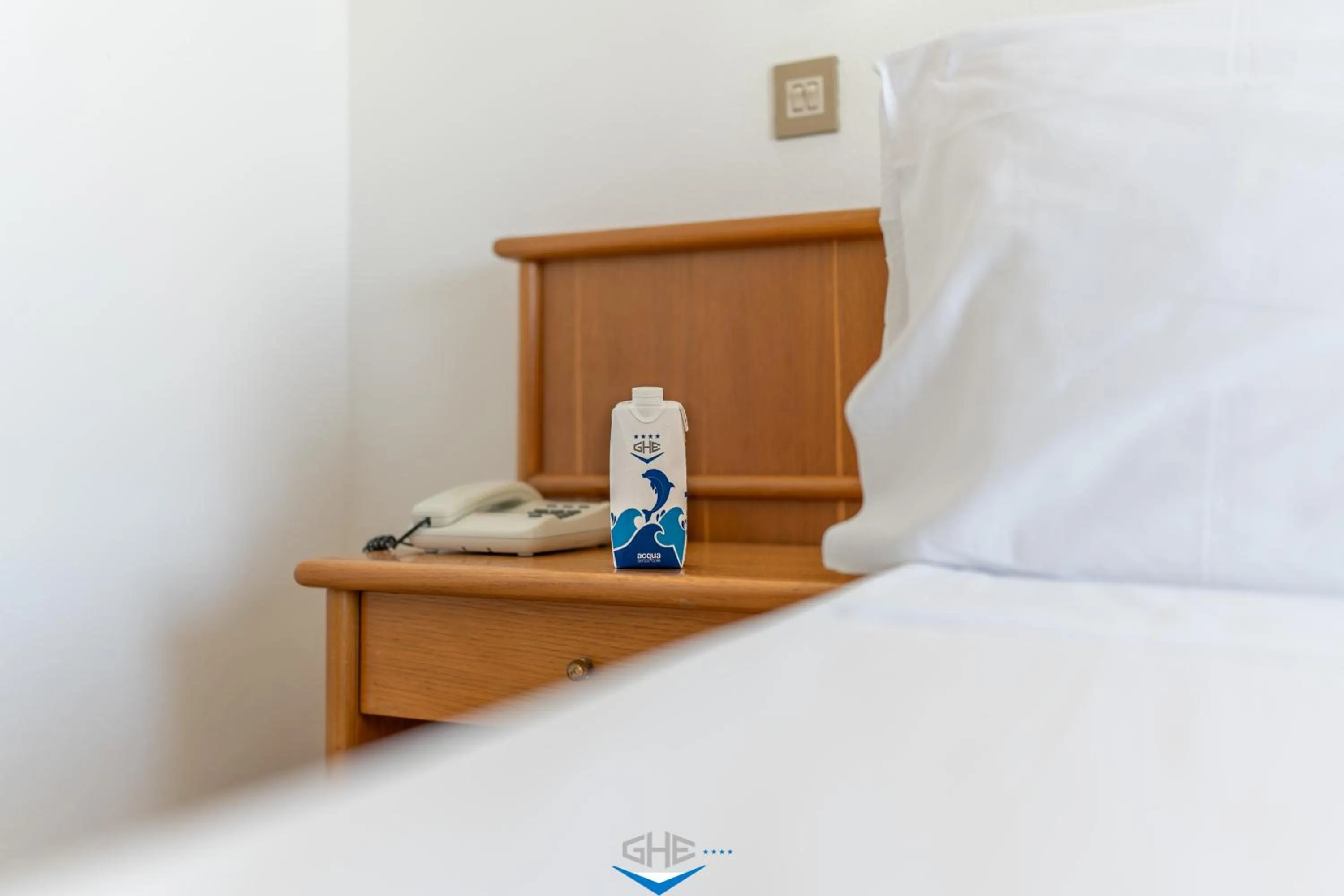 Bed in Grand Hotel Excelsior