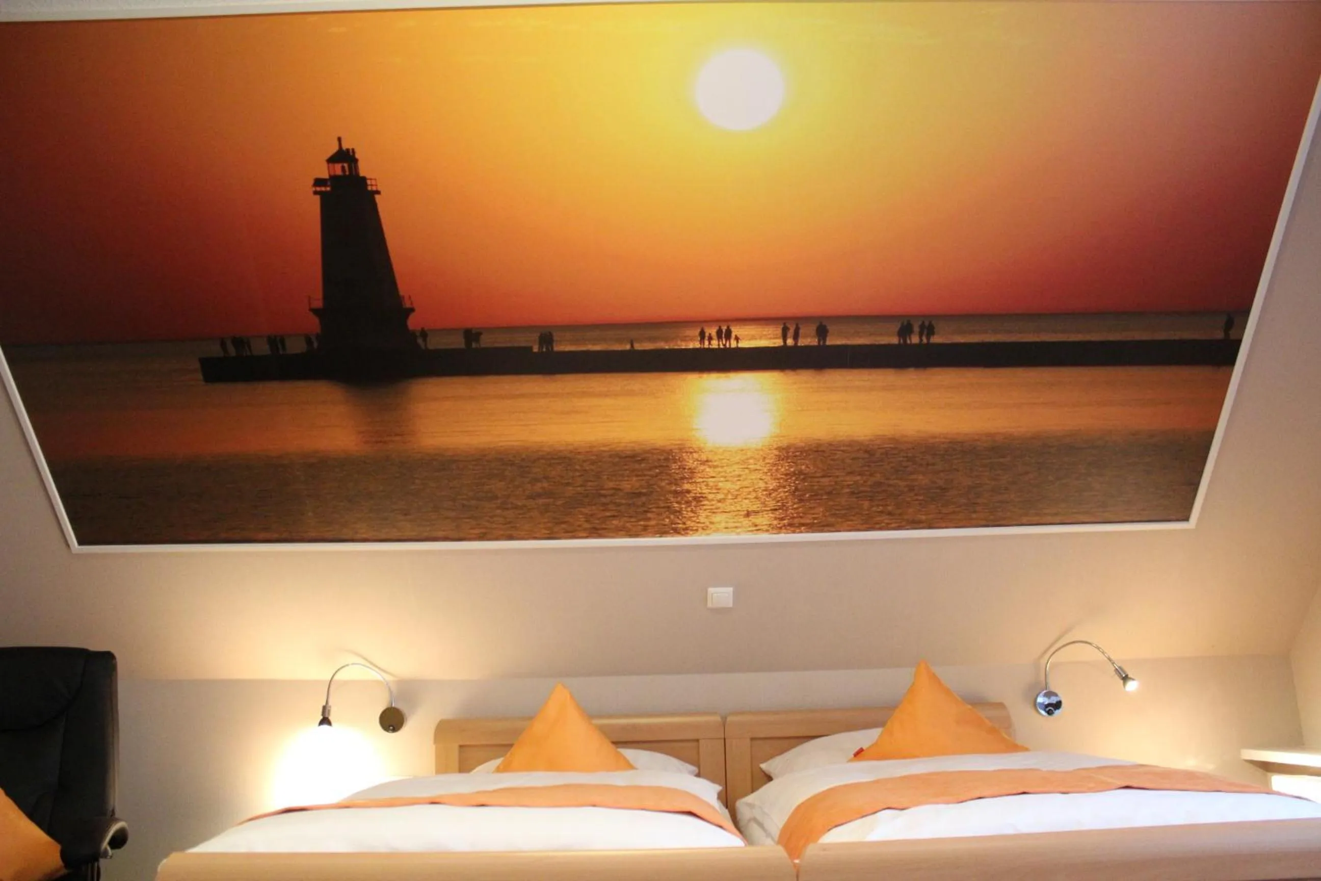 Decorative detail, Bed in Hotel Ripken