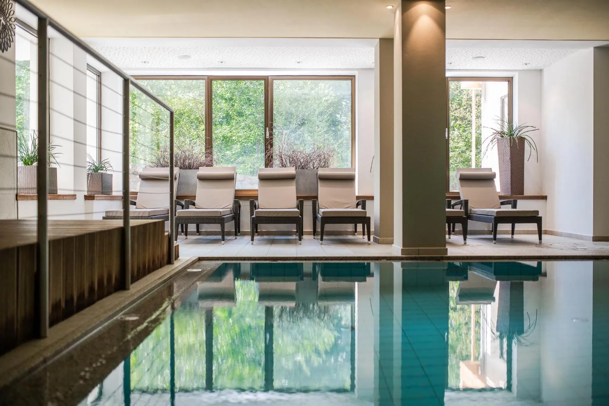 Swimming pool in Naturhotel Rainer