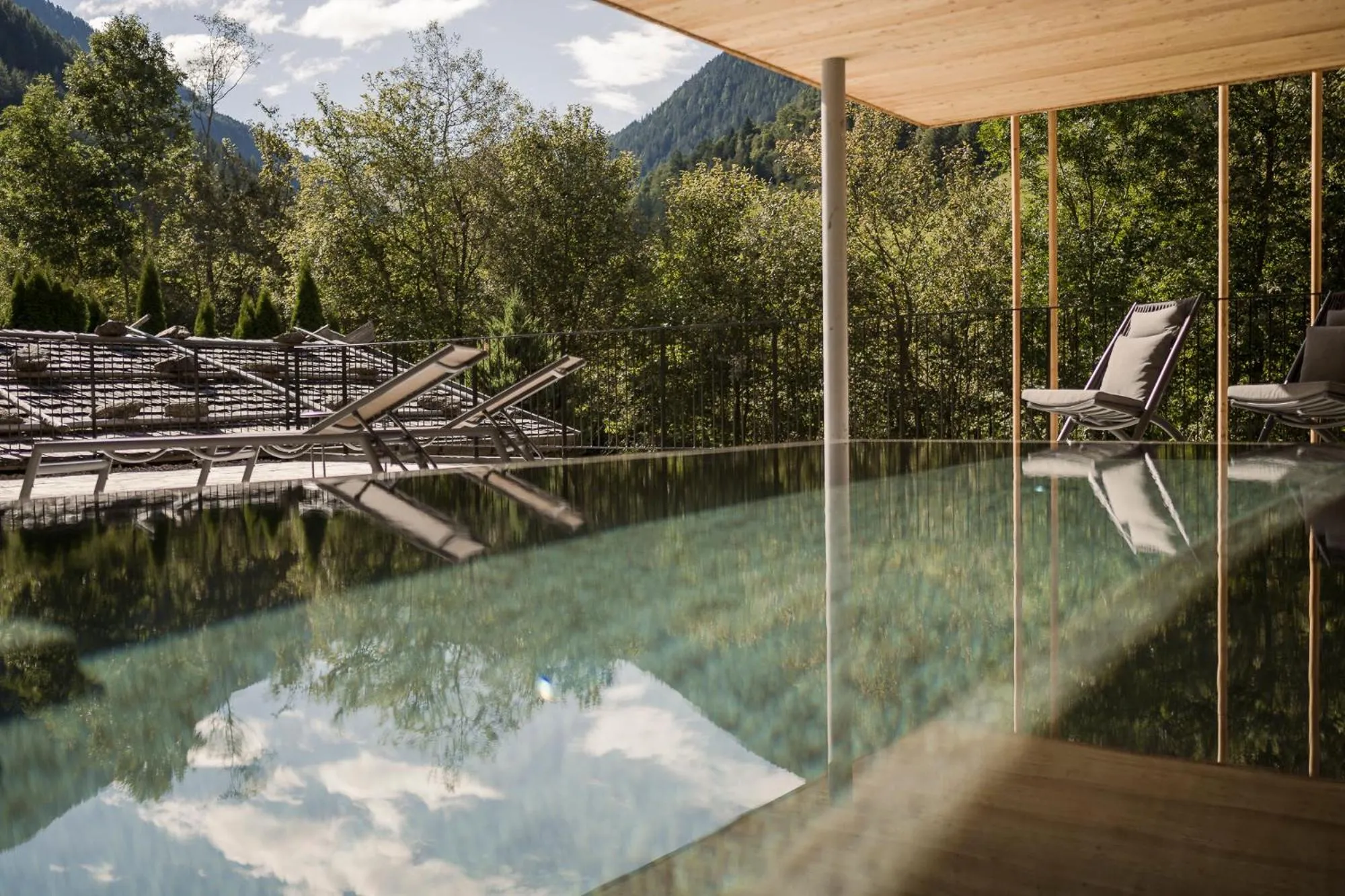 Swimming pool in Naturhotel Rainer