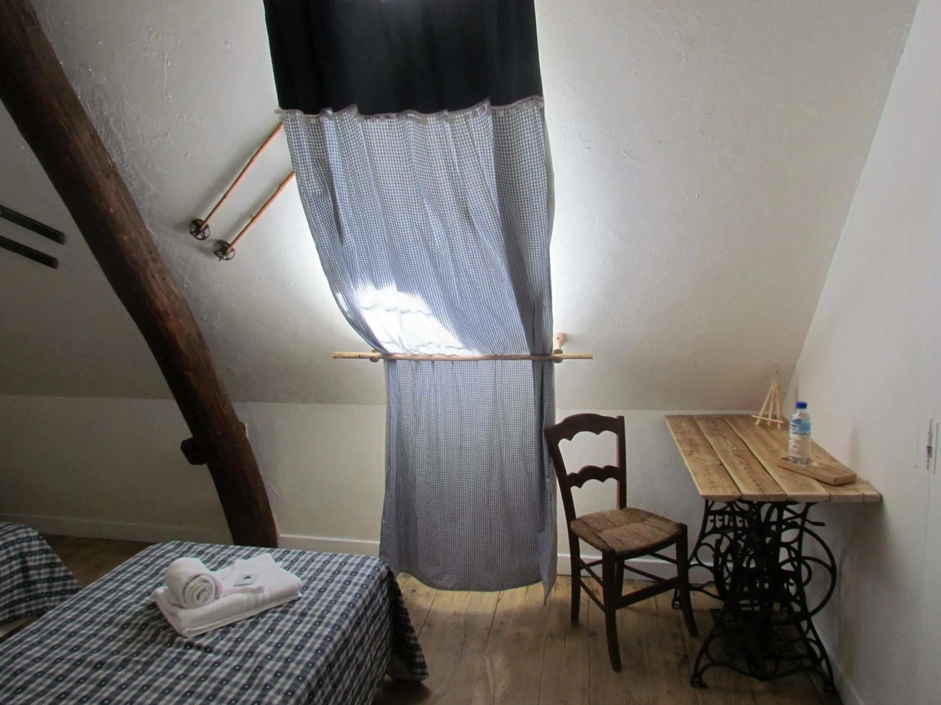 Bed in Le domaine des 3 marmottes Chambres d' hôtes