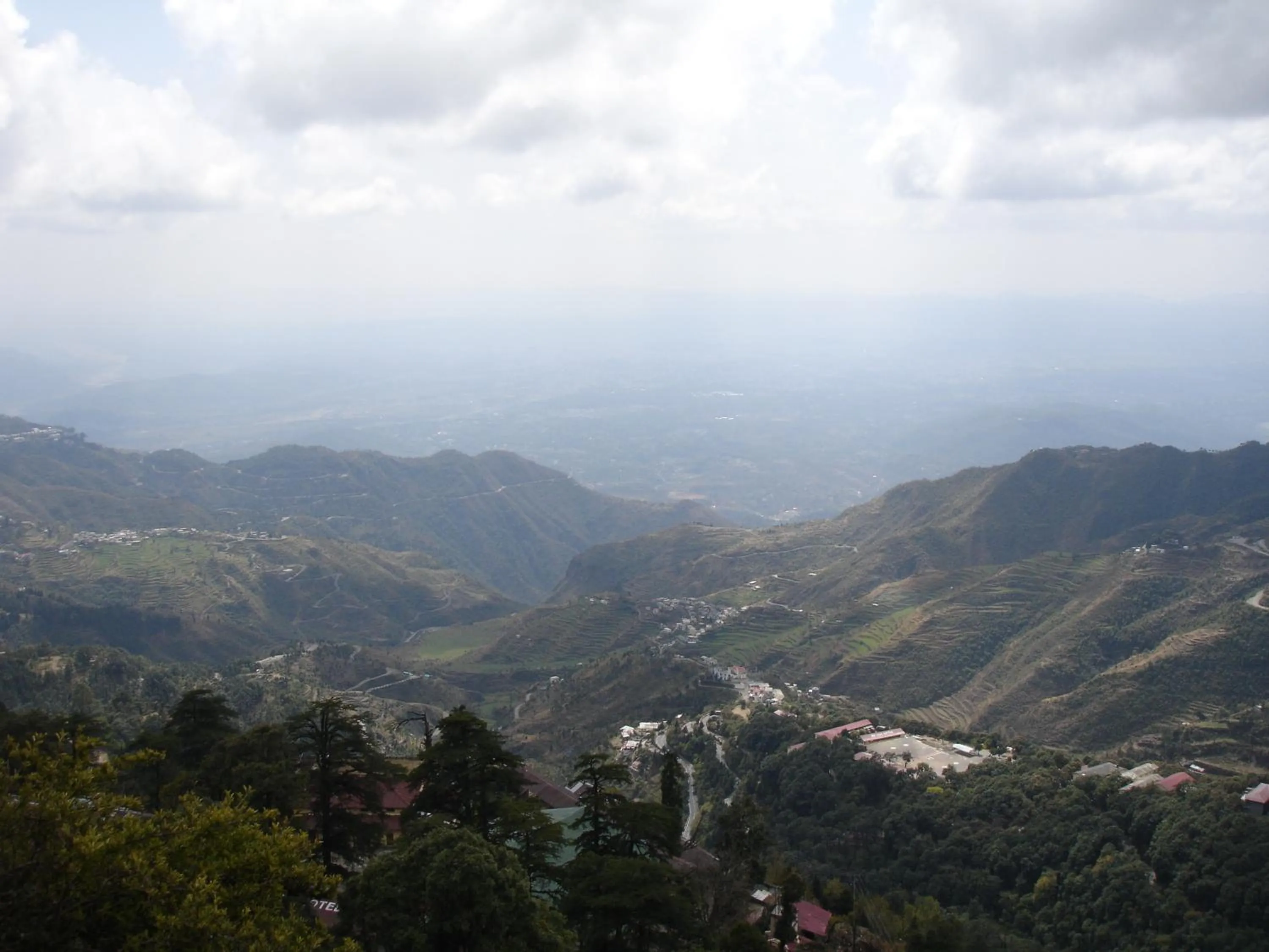 Mountain view in Honeymoon Inn Mussoorie