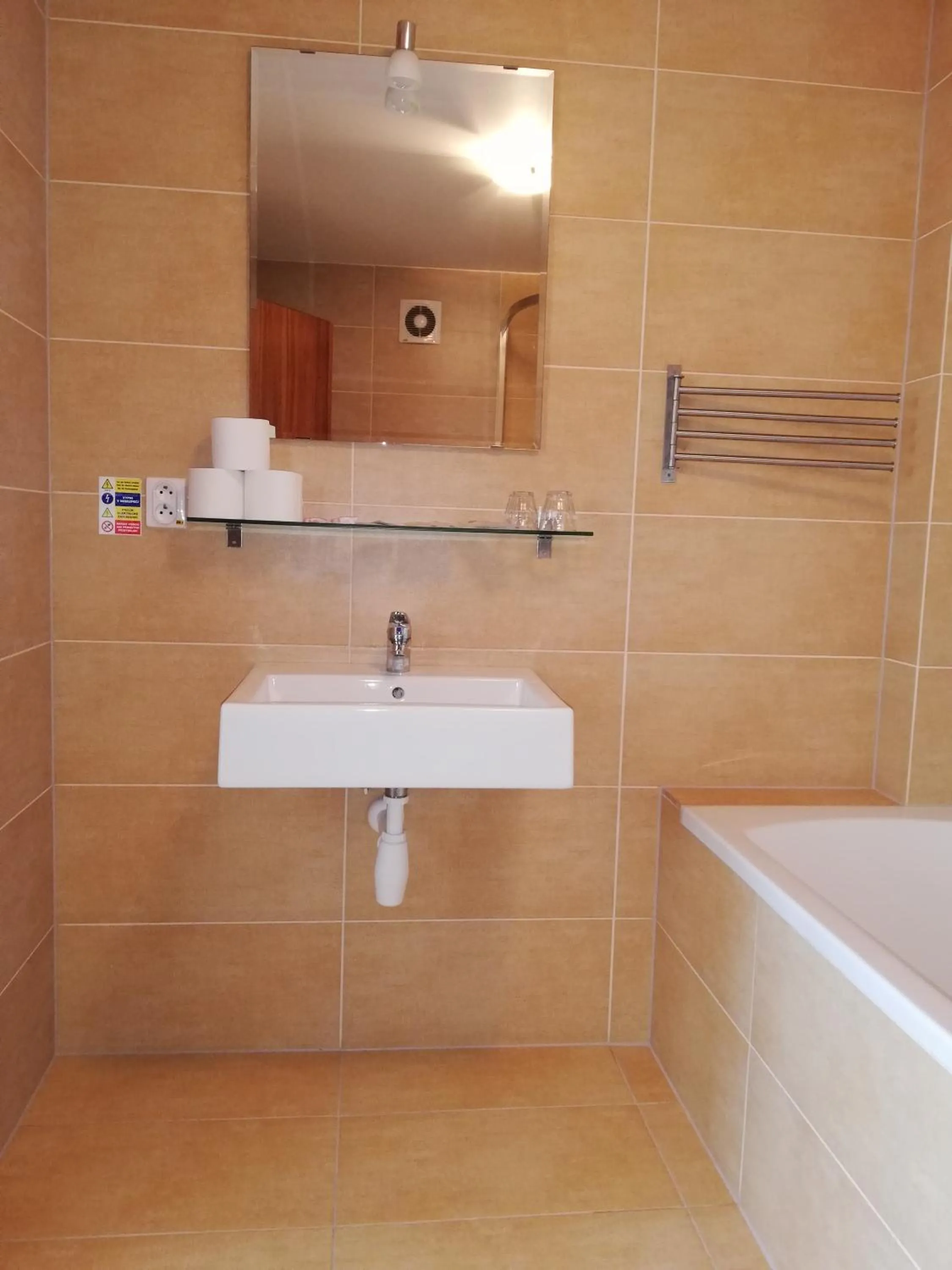 Bathroom in Hotel Klar