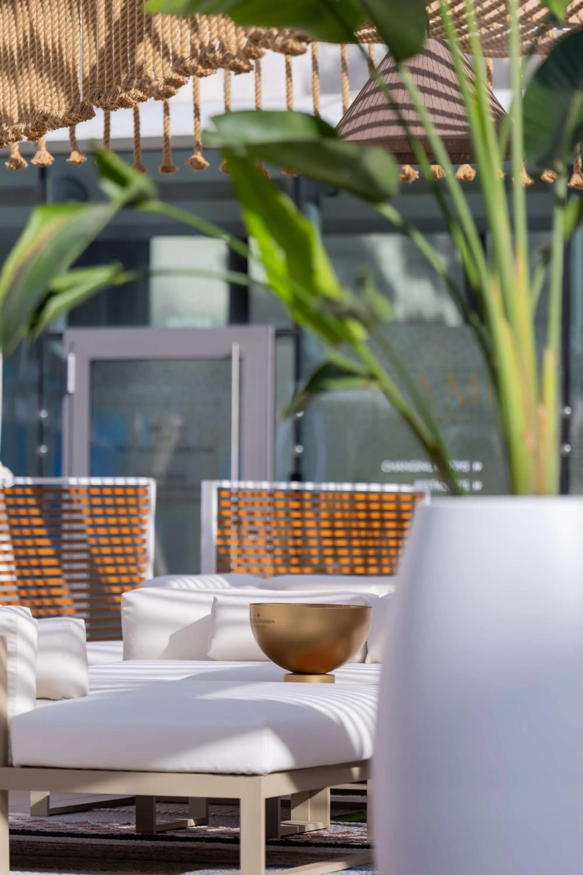 Pool view in Radisson Blu Hotel Bucharest