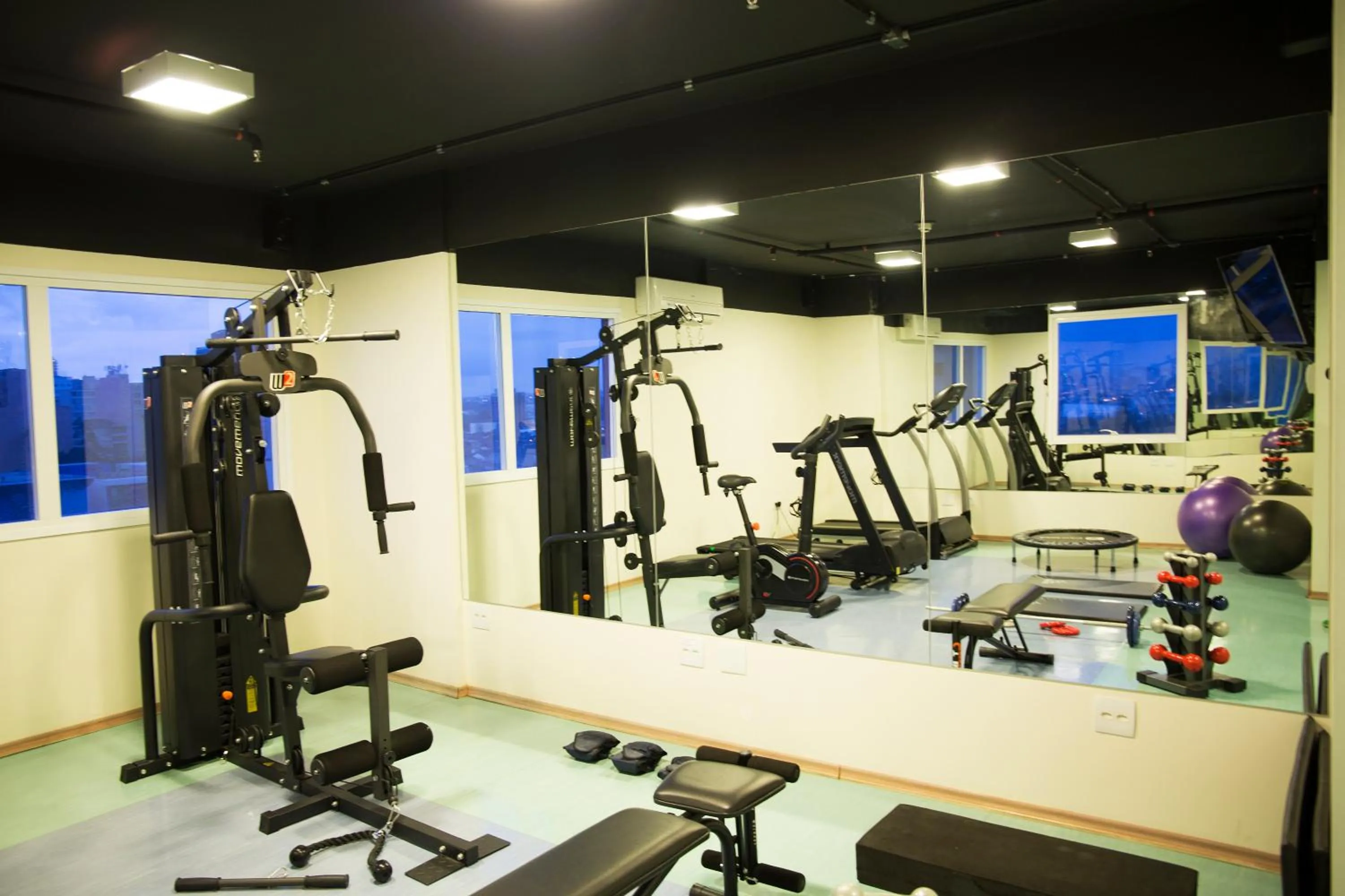 Fitness centre/facilities in JR Hotel Ribeirão Preto