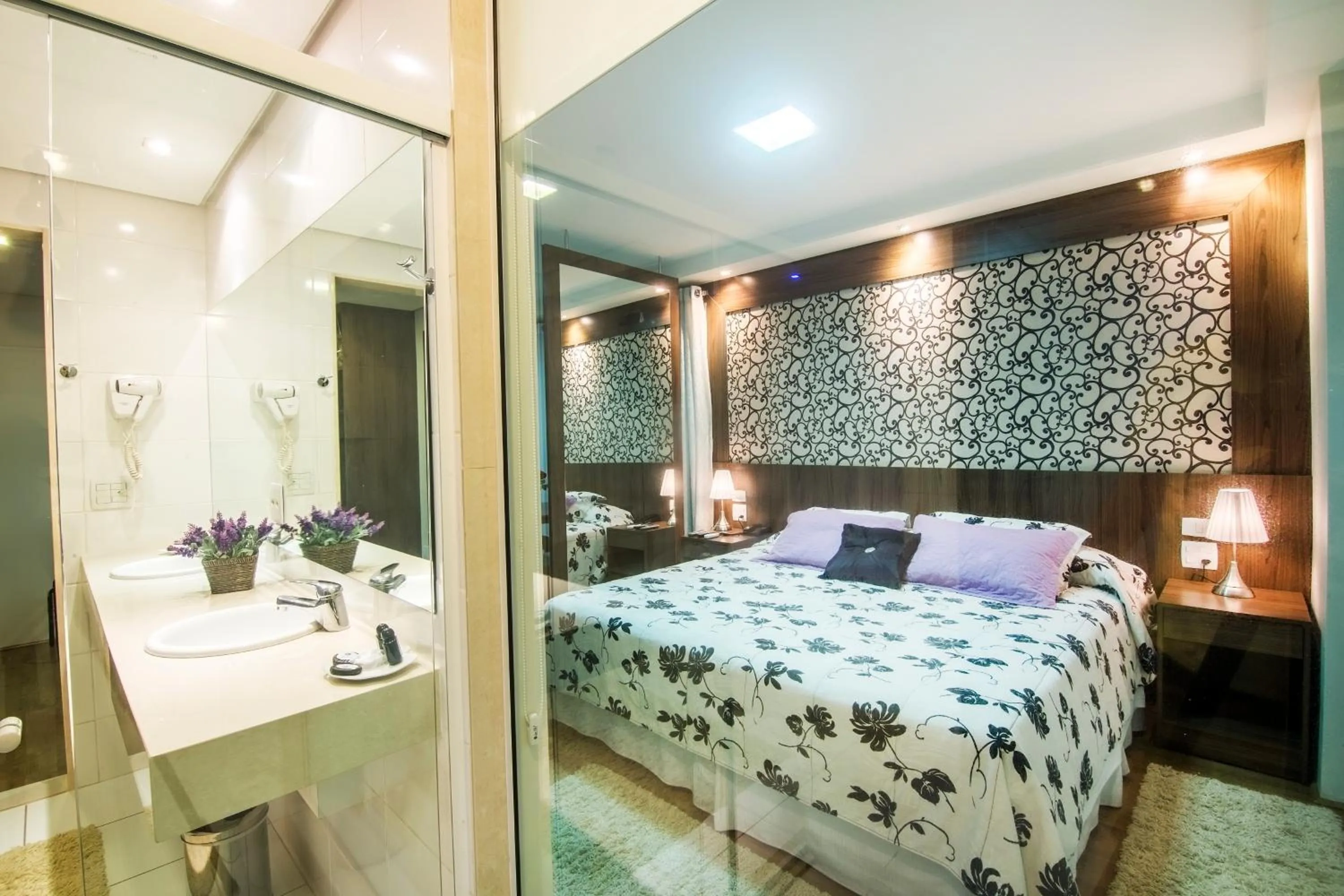 Bed in JR Hotel Ribeirão Preto