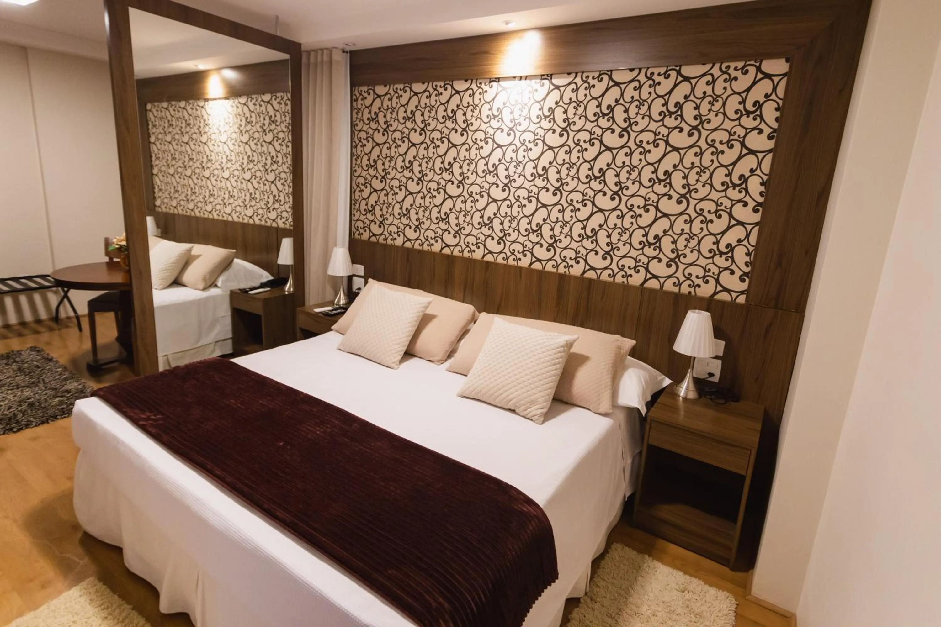 Bedroom, Bed in JR Hotel Ribeirão Preto