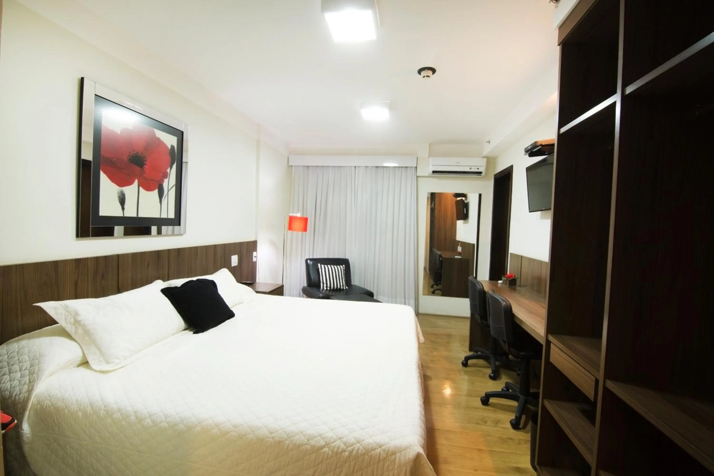 Bed in JR Hotel Ribeirão Preto