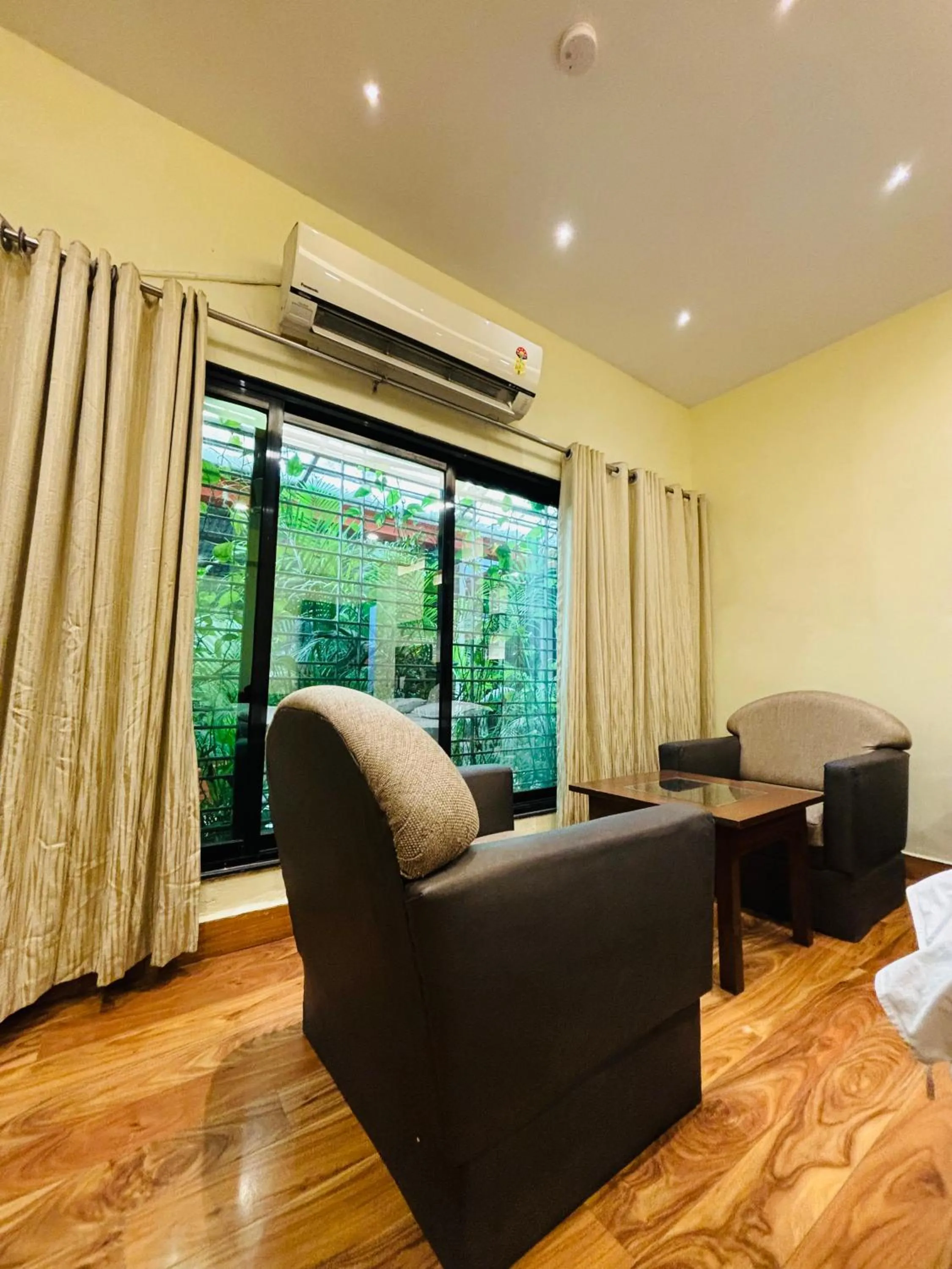 Garden view in Royal Palms Luxury Service Apartment