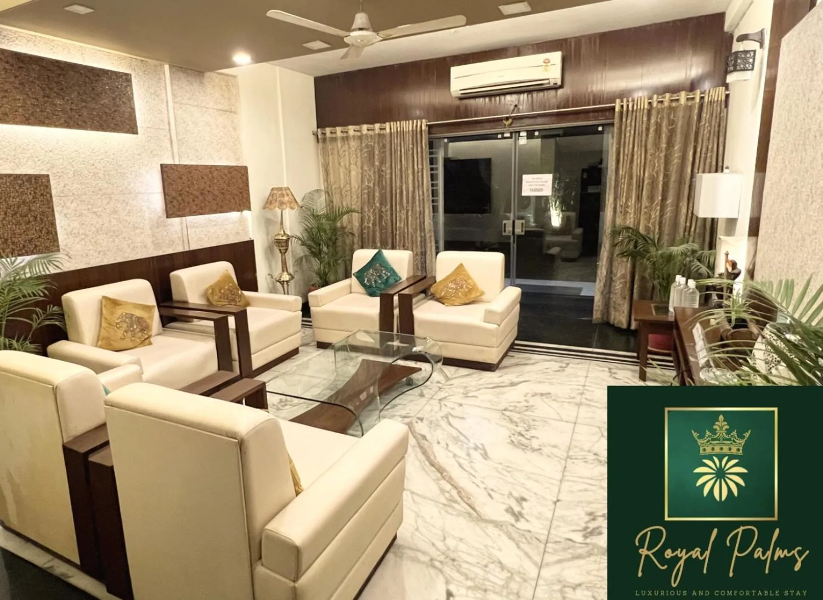 Living room in Royal Palms Luxury Service Apartment