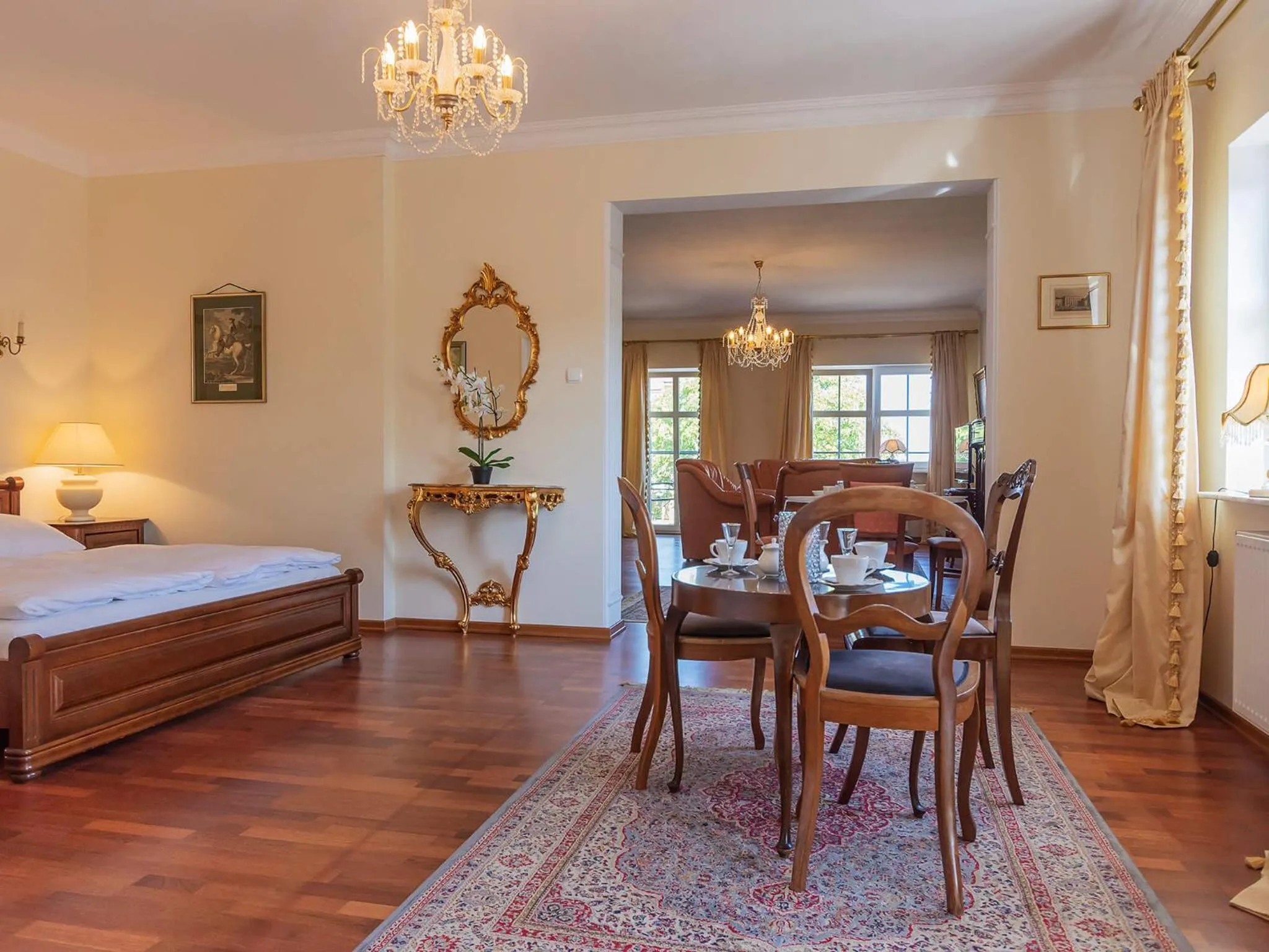 Bedroom, Bed in VacationClub - Trzy Korony Piastów Apartament 37