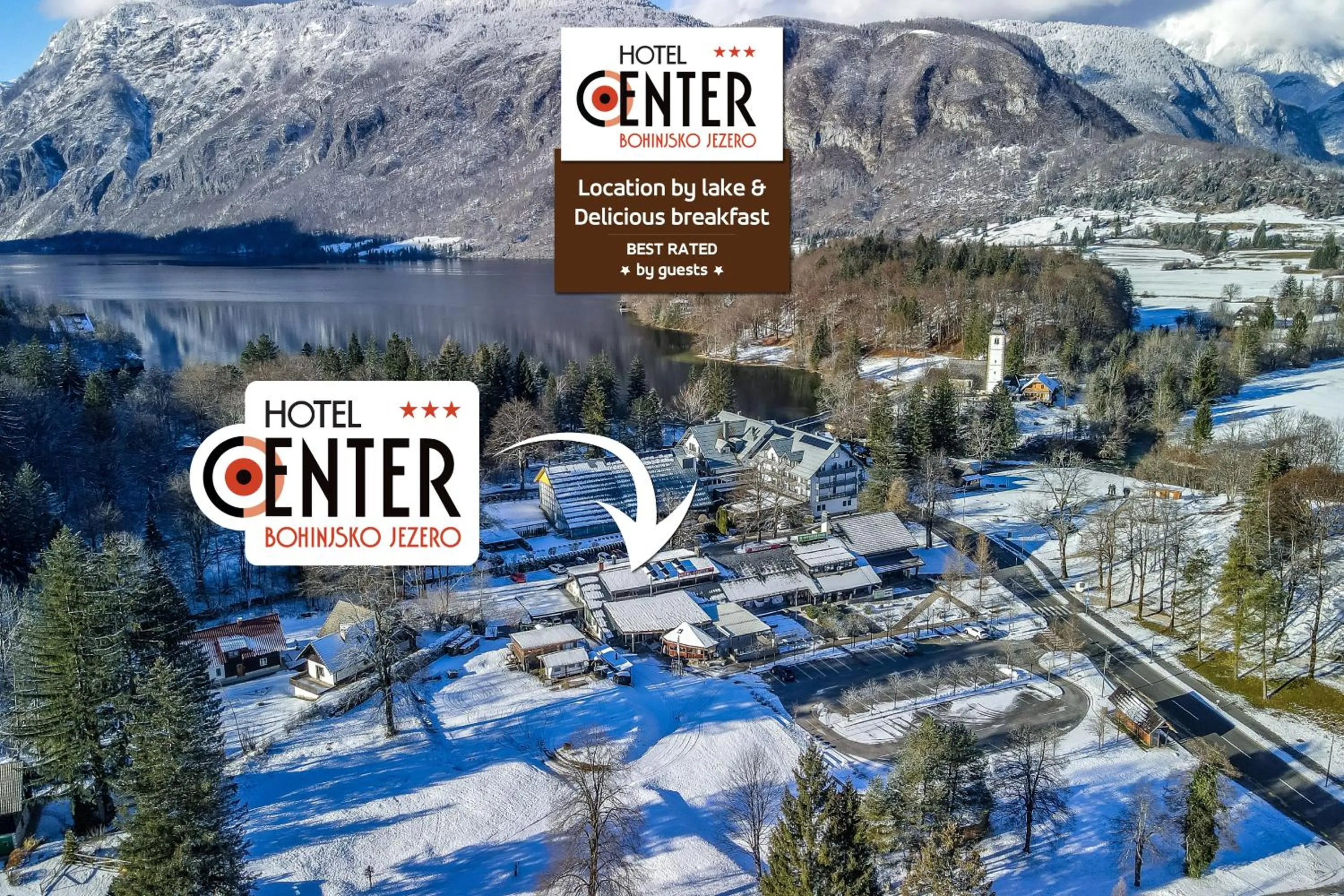 Bird's eye view in Hotel Center Bohinjsko Jezero