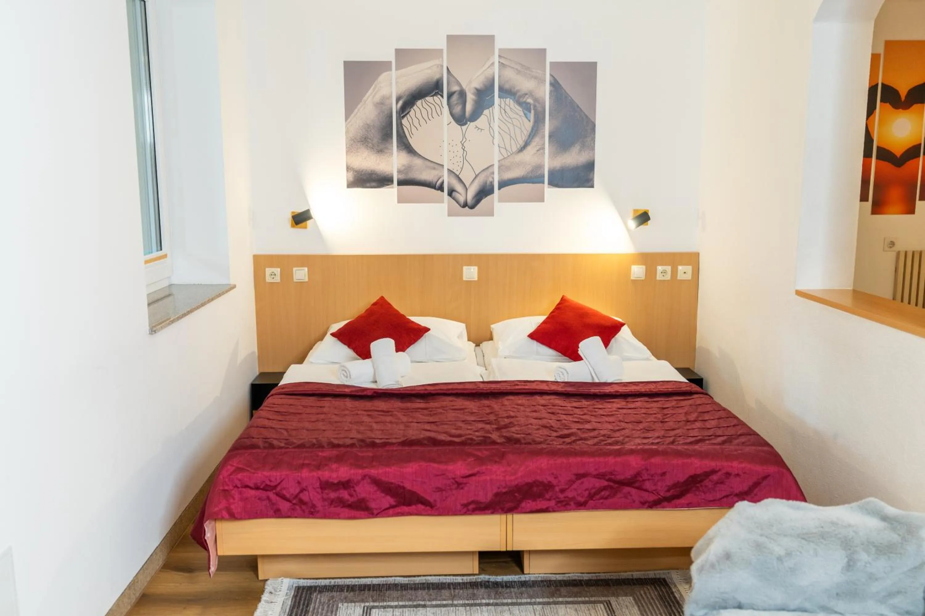 Bedroom, Bed in Hotel Center Bohinjsko Jezero