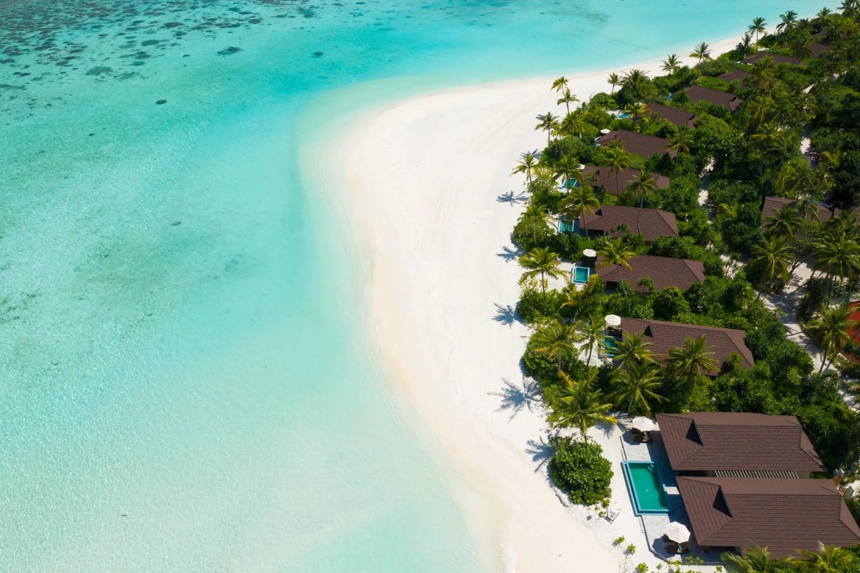 Bird's eye view in The Standard, Huruvalhi Maldives