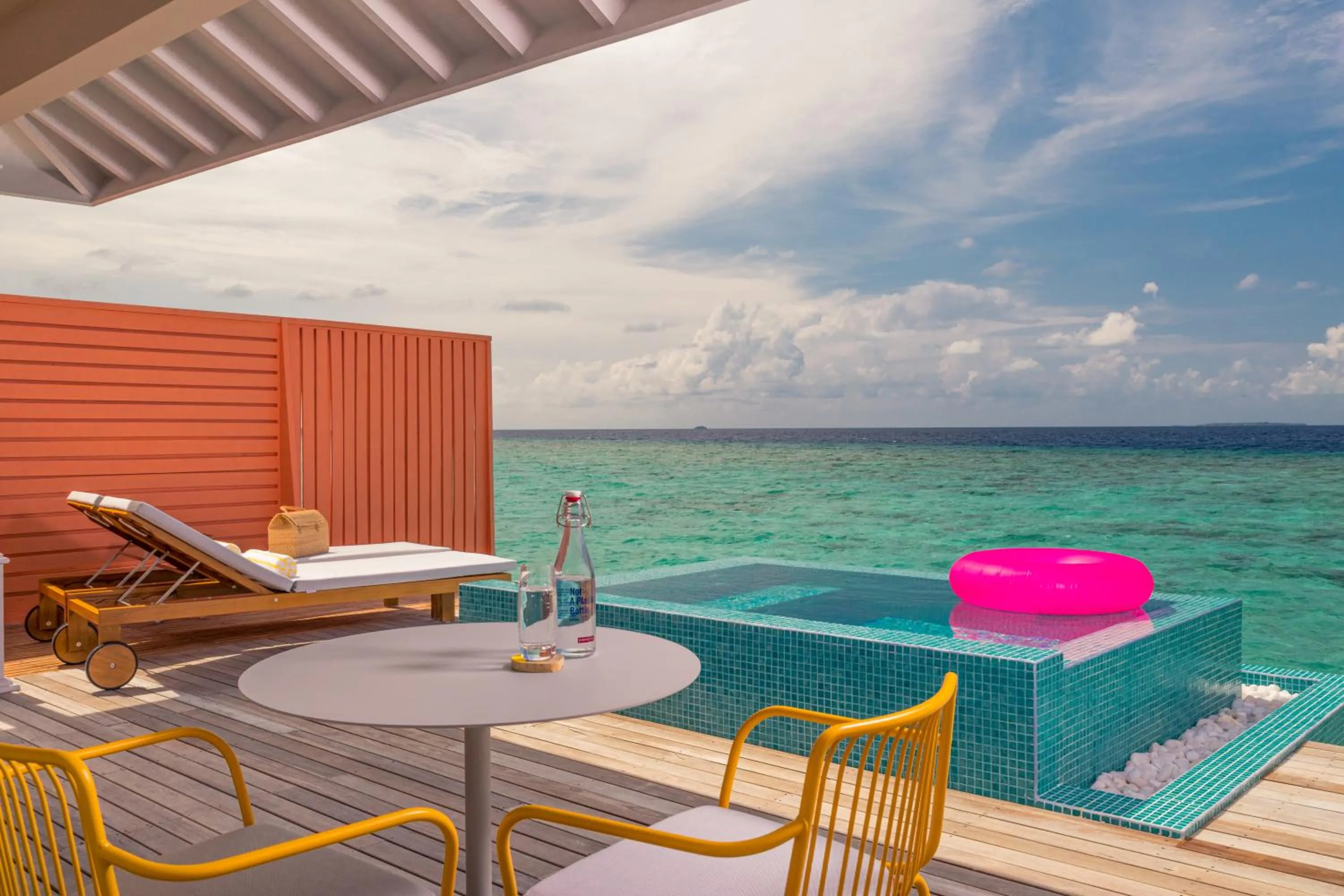 Patio in The Standard, Huruvalhi Maldives
