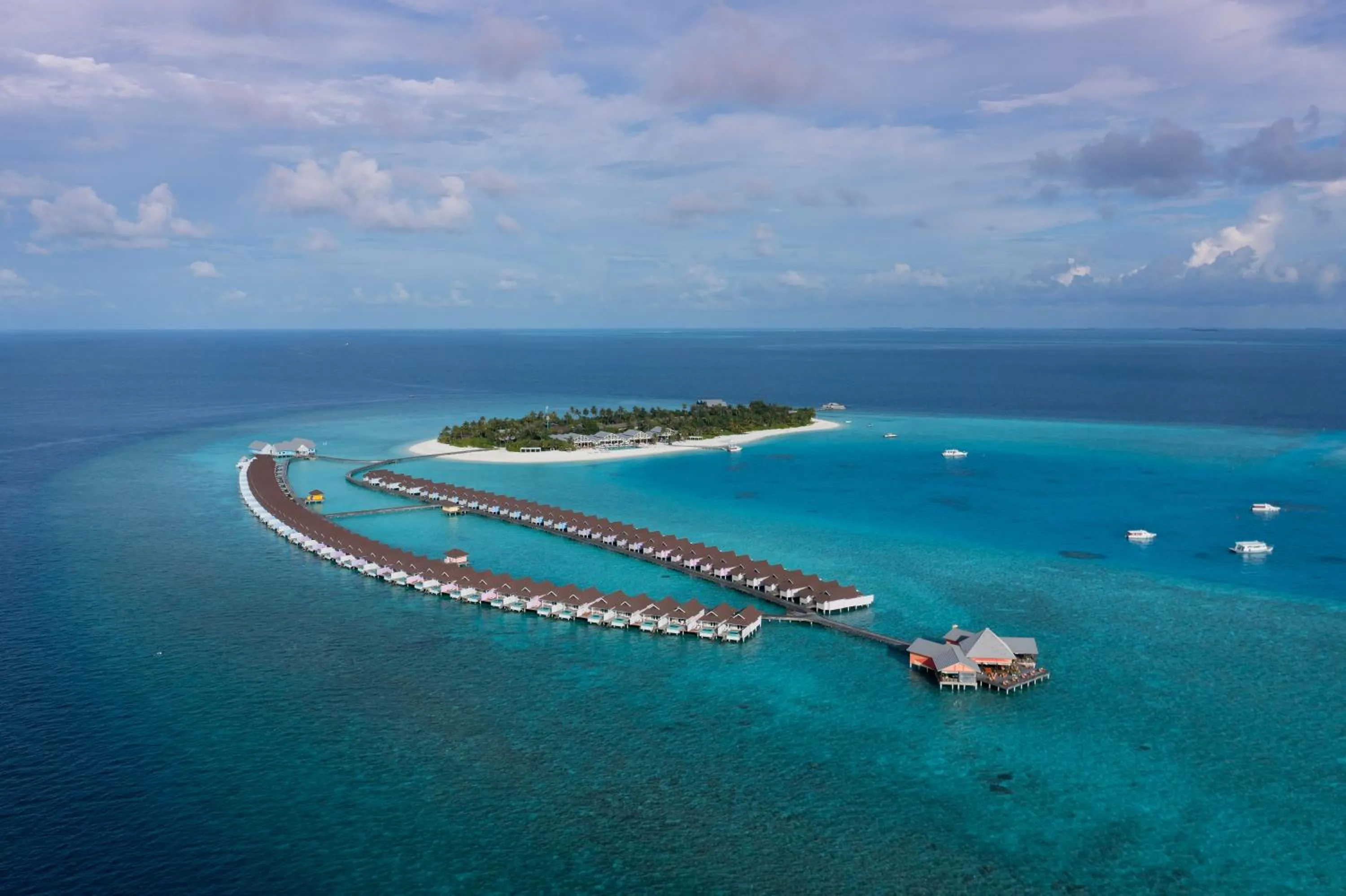 Property building in The Standard, Huruvalhi Maldives