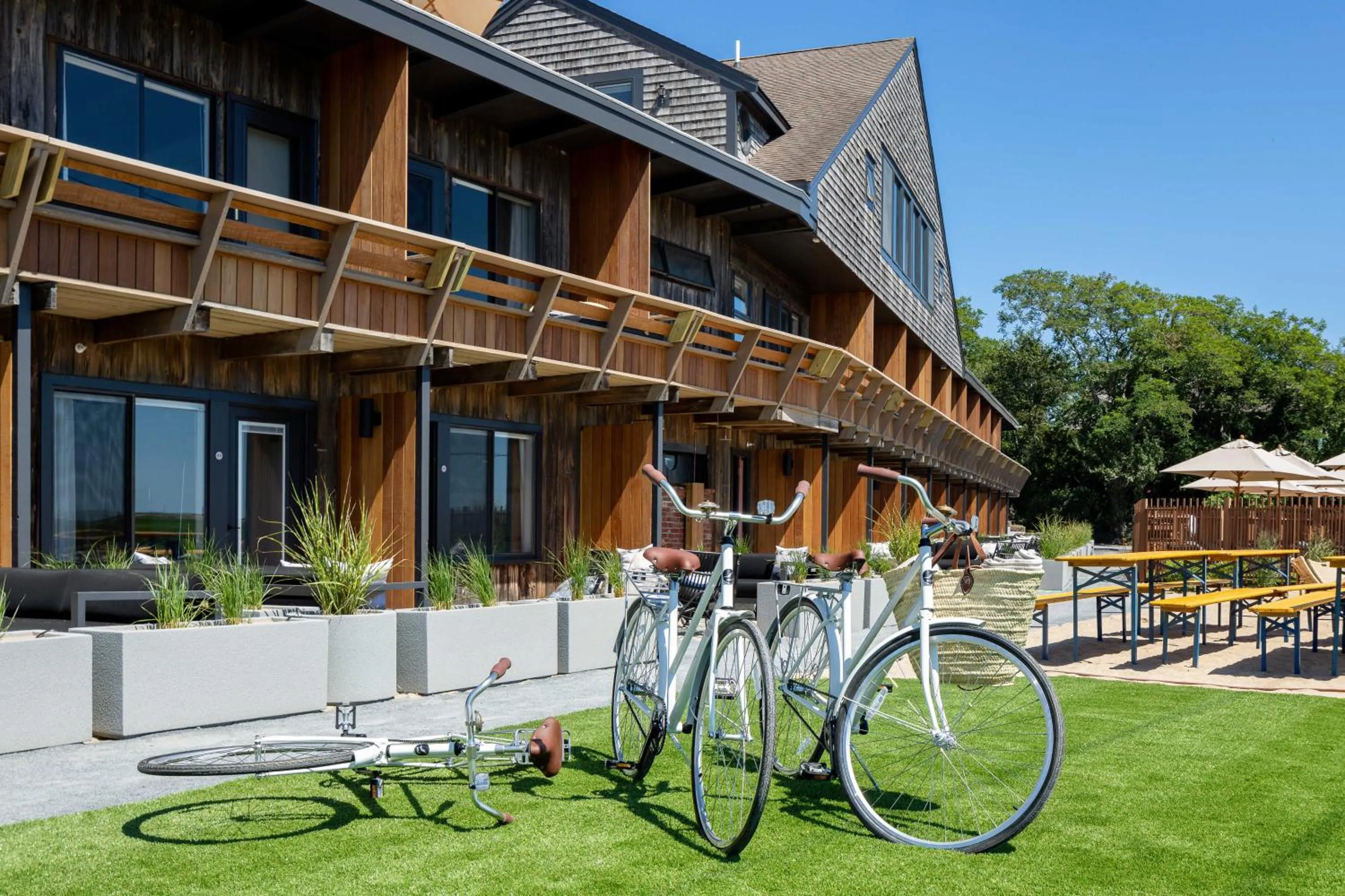 Patio in AWOL Hotel Provincetown