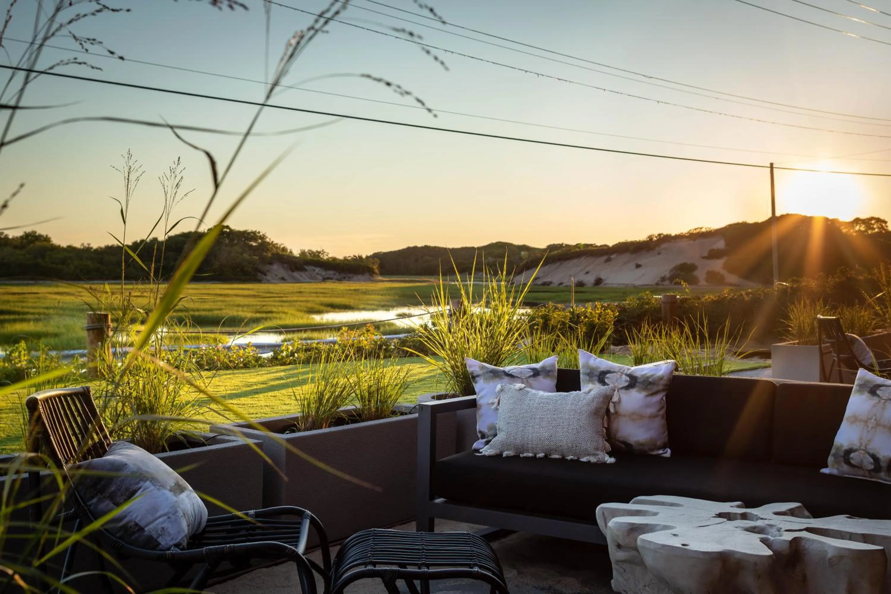 Patio in AWOL Hotel Provincetown