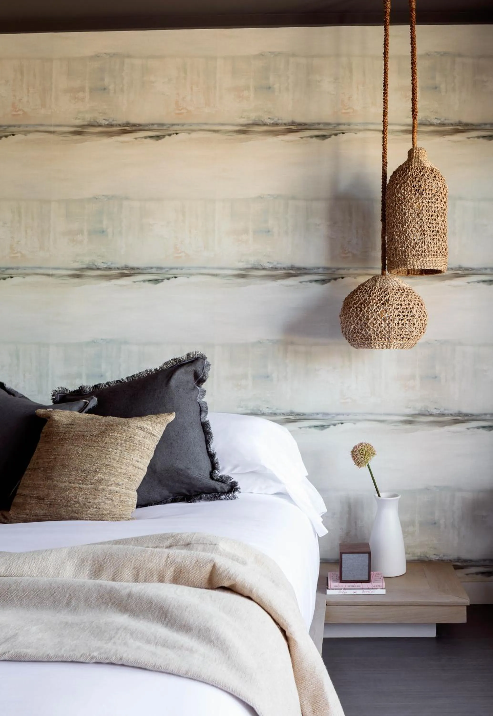 Bed in AWOL Hotel Provincetown