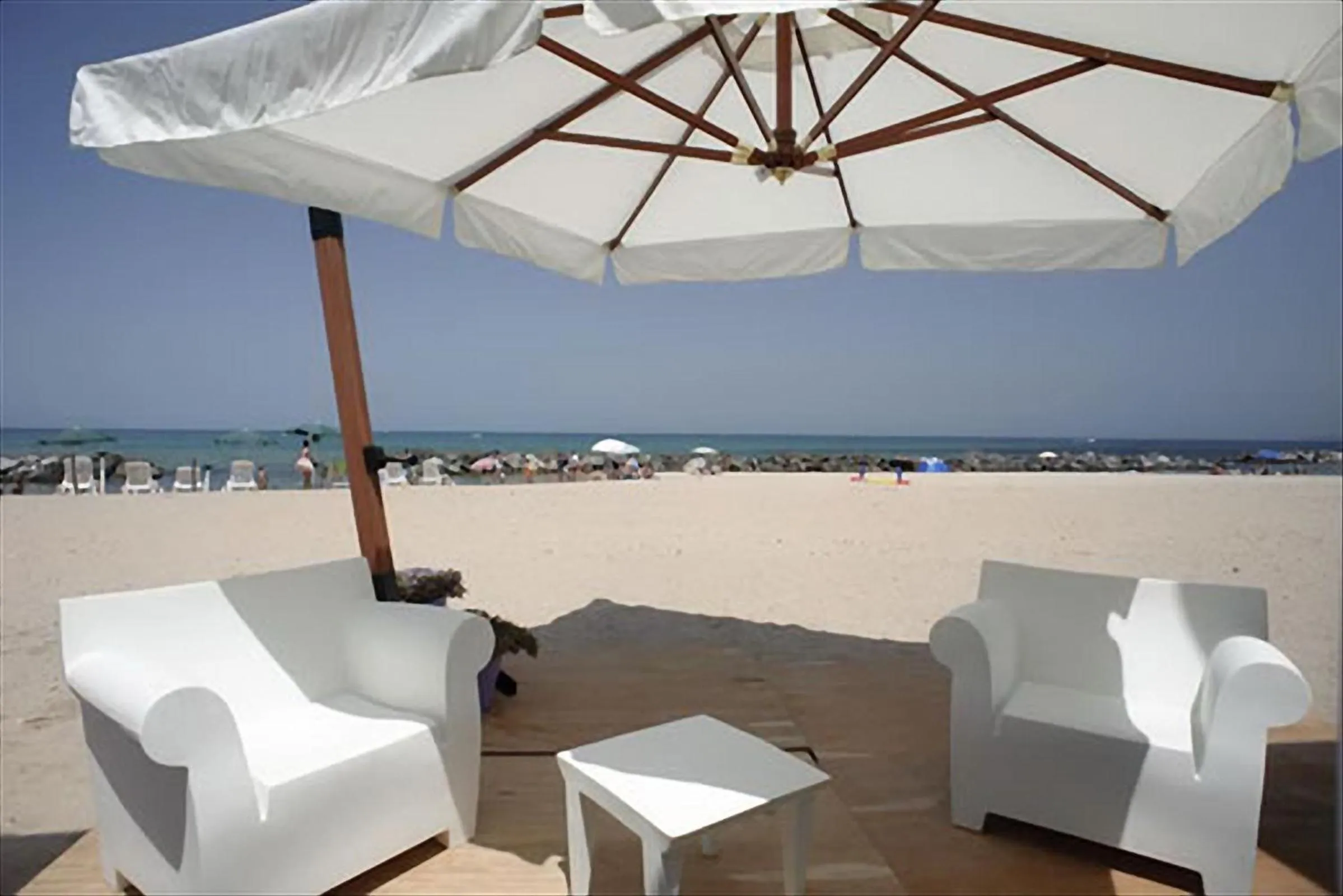 Property building in Amira Beach Villa by Le Dhome Sicily