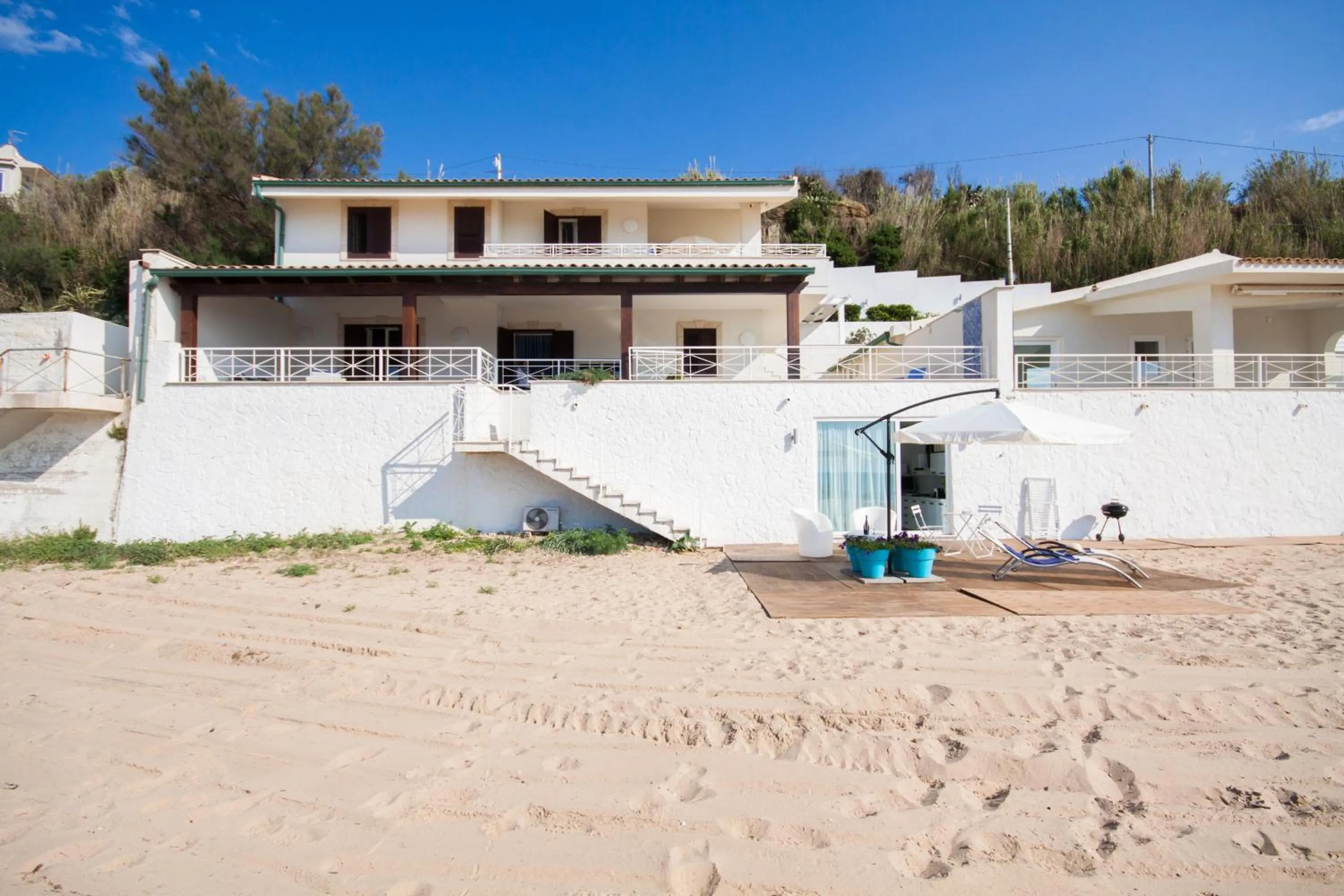 Property building in Amira Beach Villa by Le Dhome Sicily