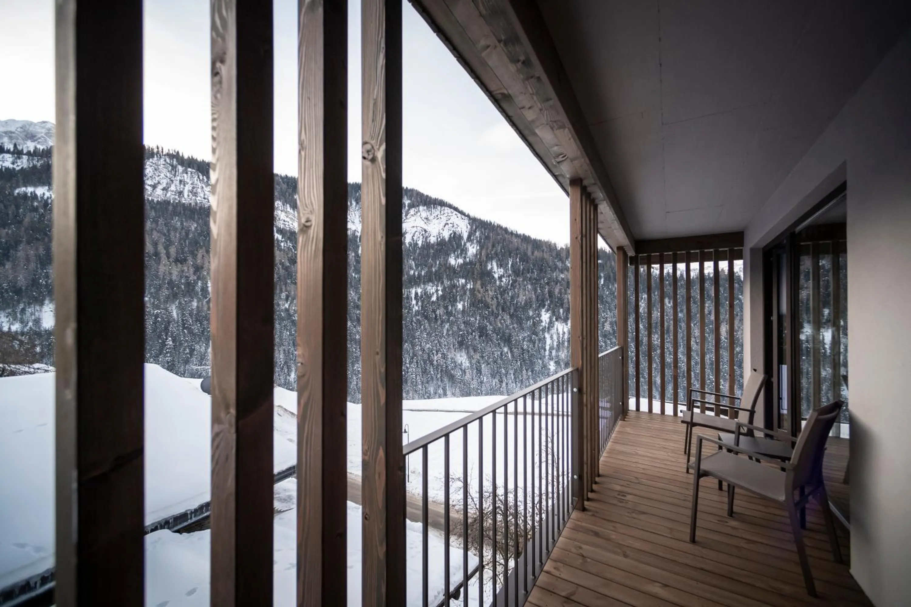 Balcony/Terrace in Plan Murin - Authentic Dolomites Hotel