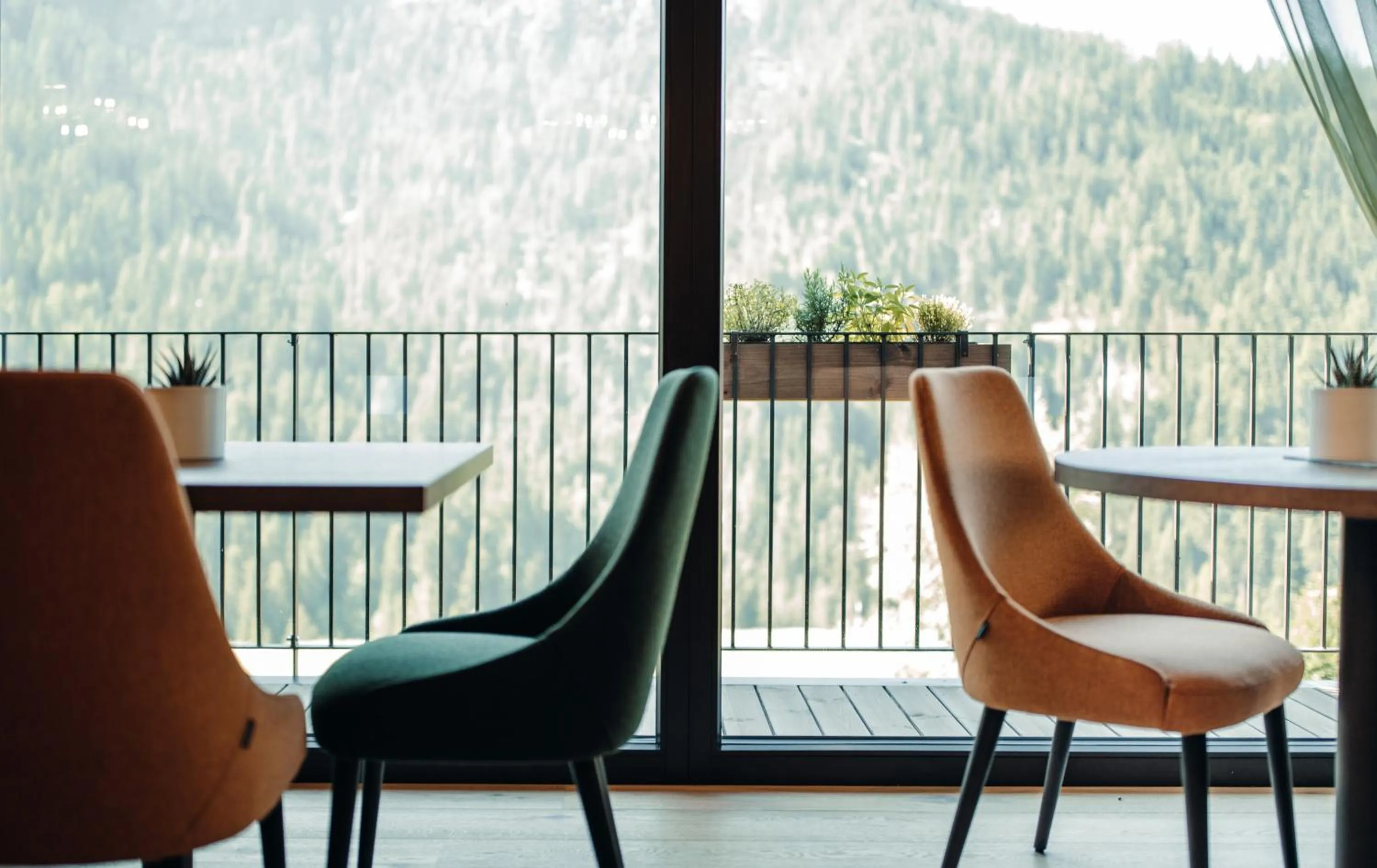 Balcony/Terrace in Plan Murin - Authentic Dolomites Hotel