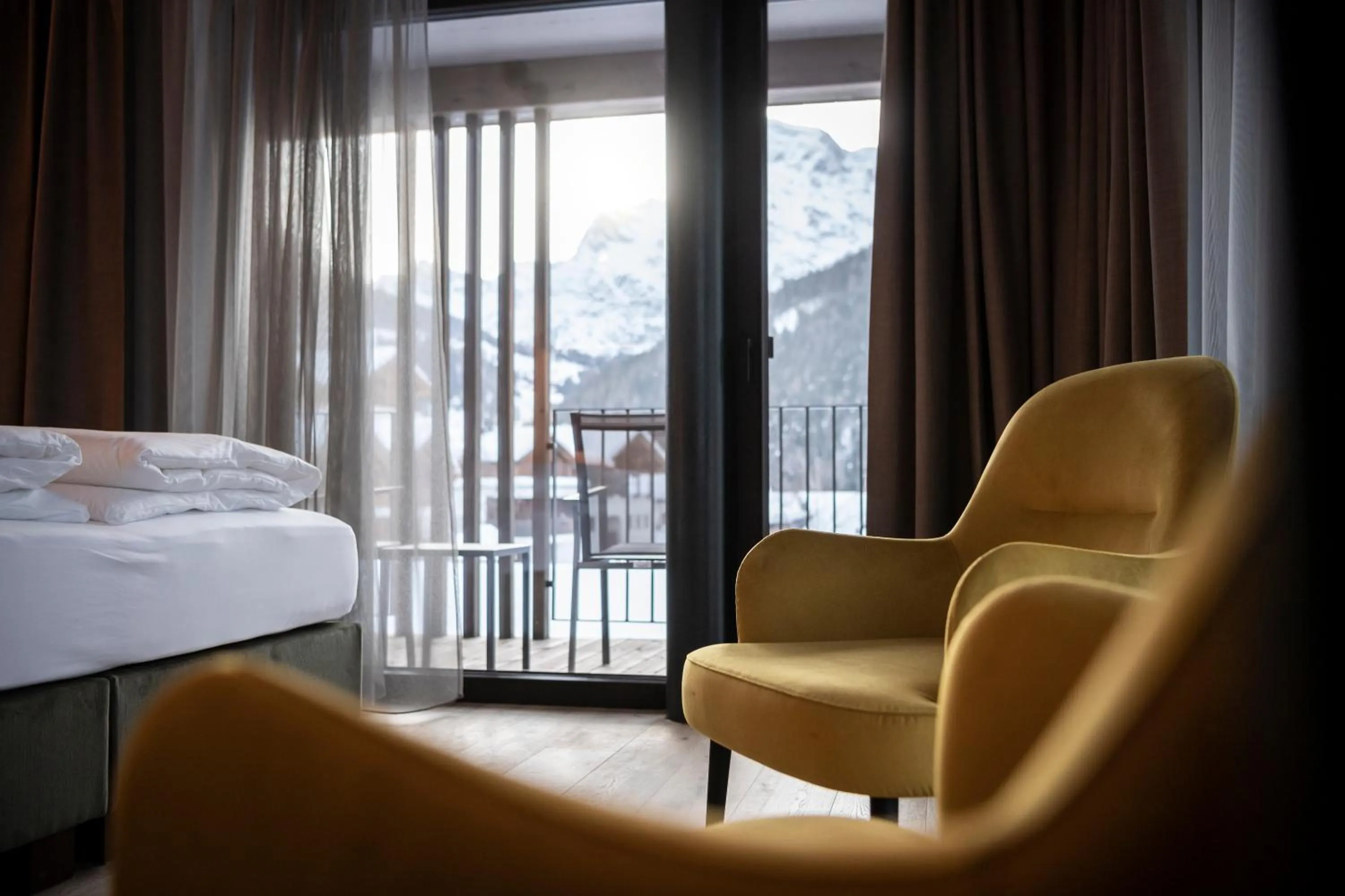 Bedroom, Bed in Plan Murin - Authentic Dolomites Hotel