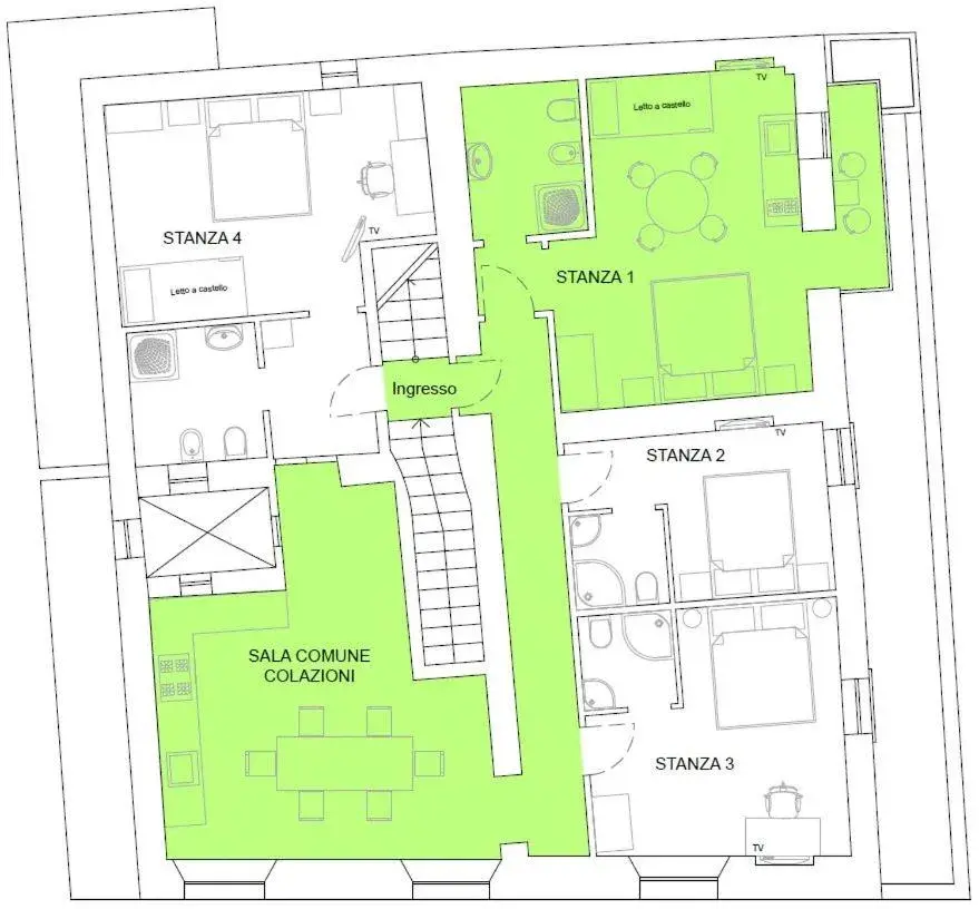 Studio with Balcony in B&B La Suite Studio with Balcony in B&B La Suite