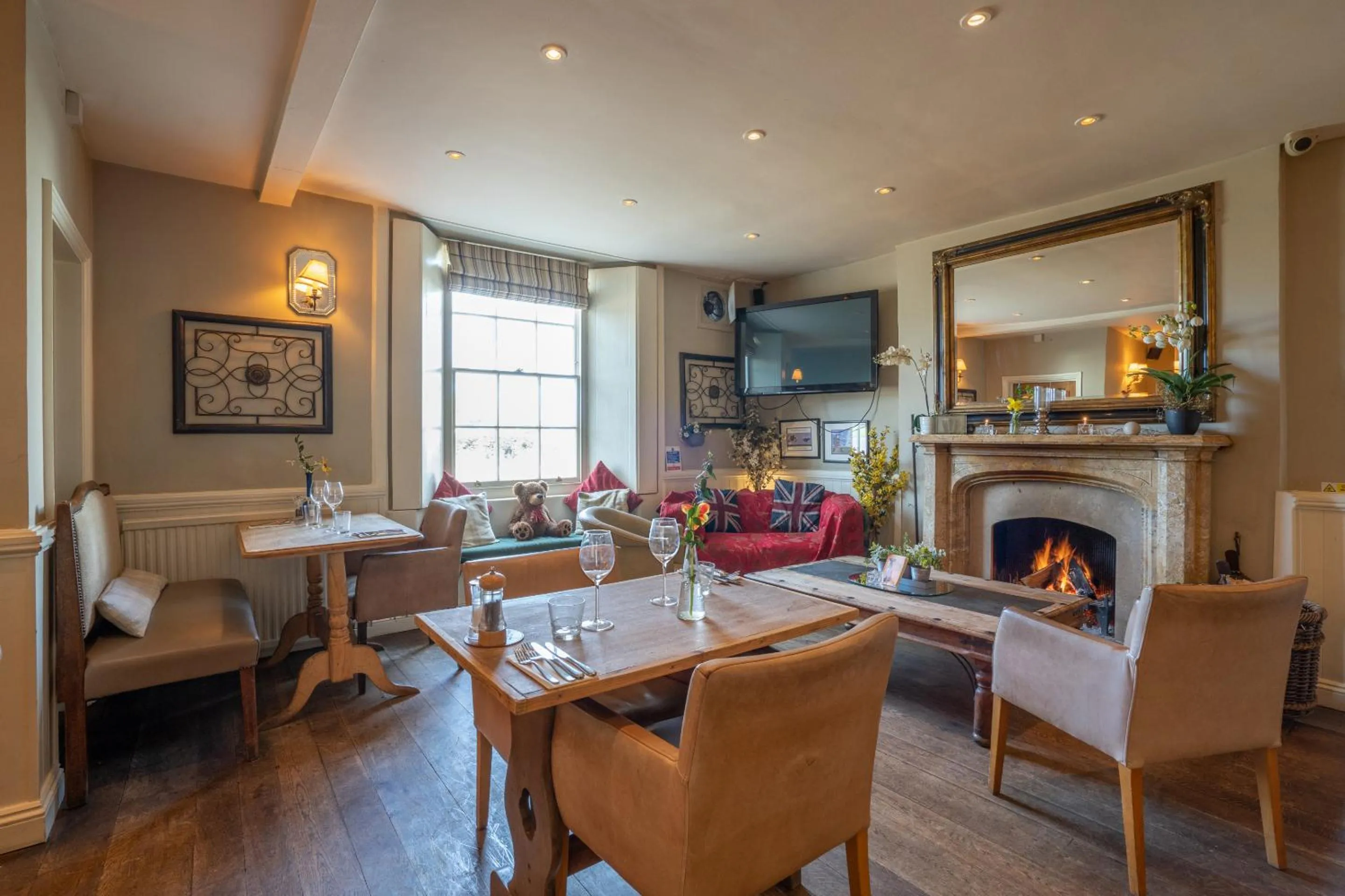 Dining area in The Bedingfeld Arms