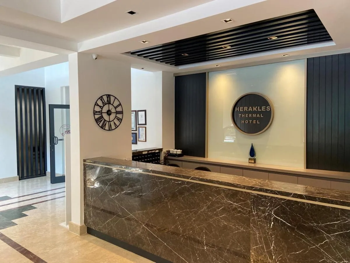 Facade/entrance in Herakles Thermal Hotel