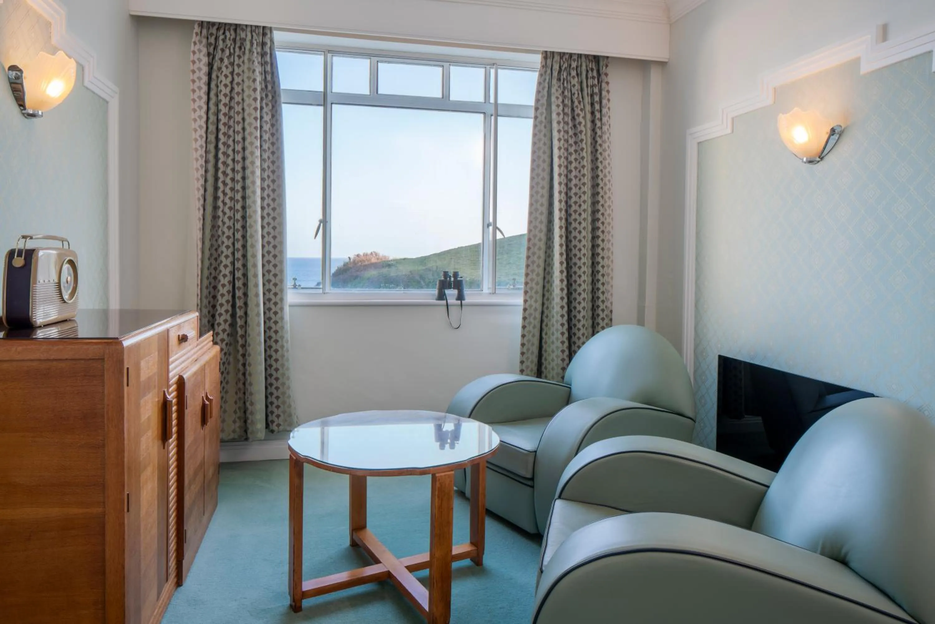 Natural landscape in Burgh Island Hotel