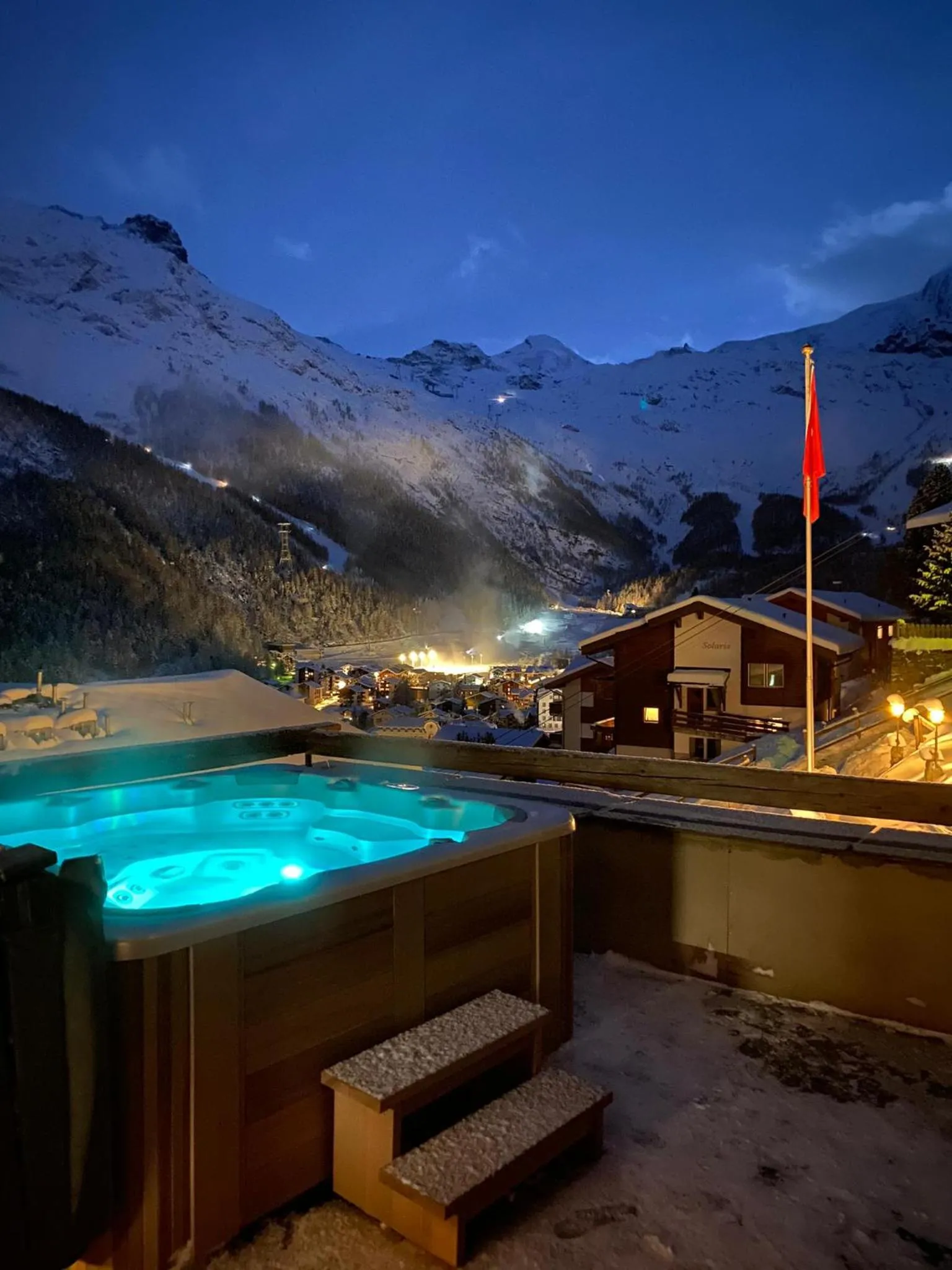 Deluxe Loft with Mountain View and Terrace - single occupancy in Boutique Lodge Spycher