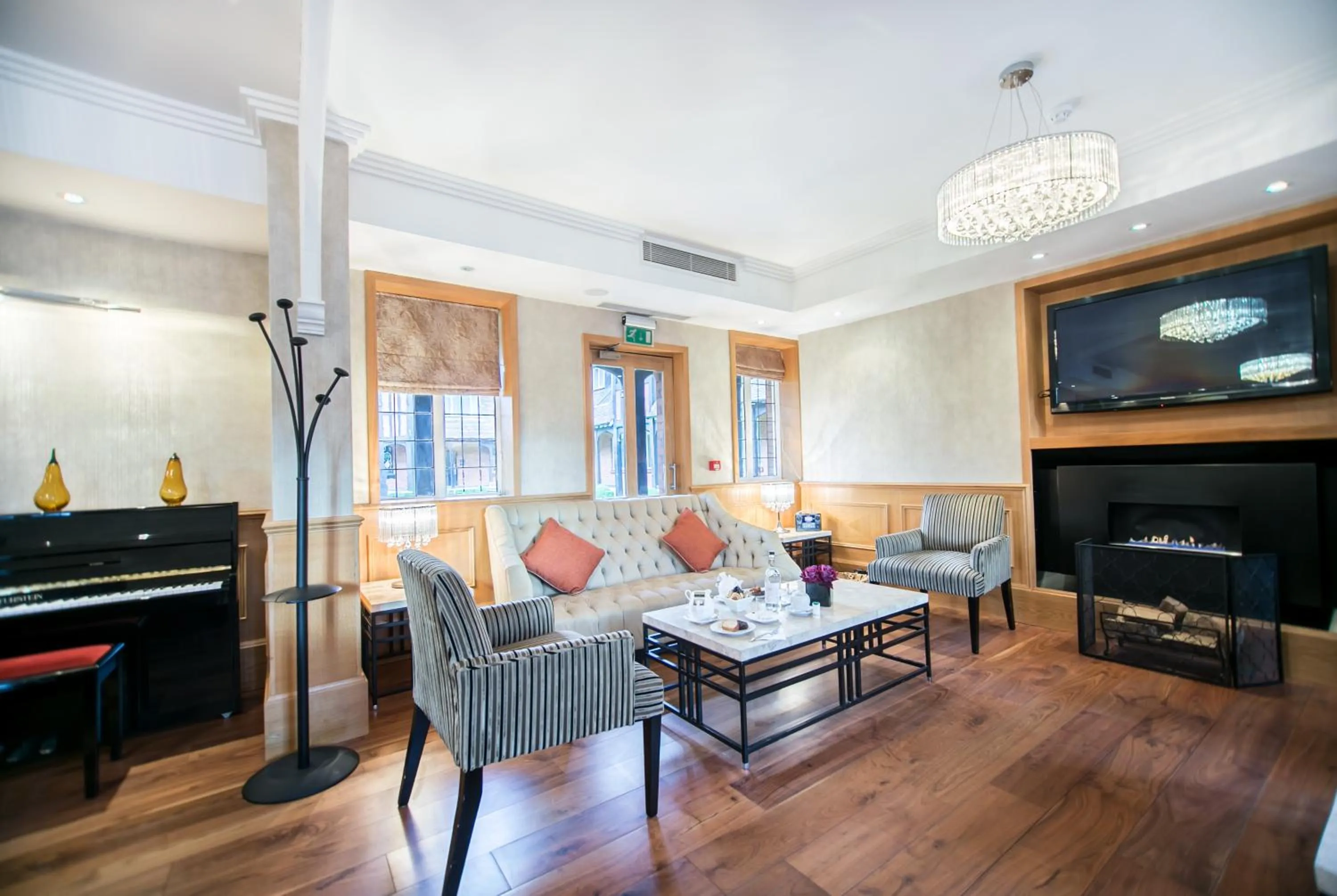 Seating area in The Pillar Hotel