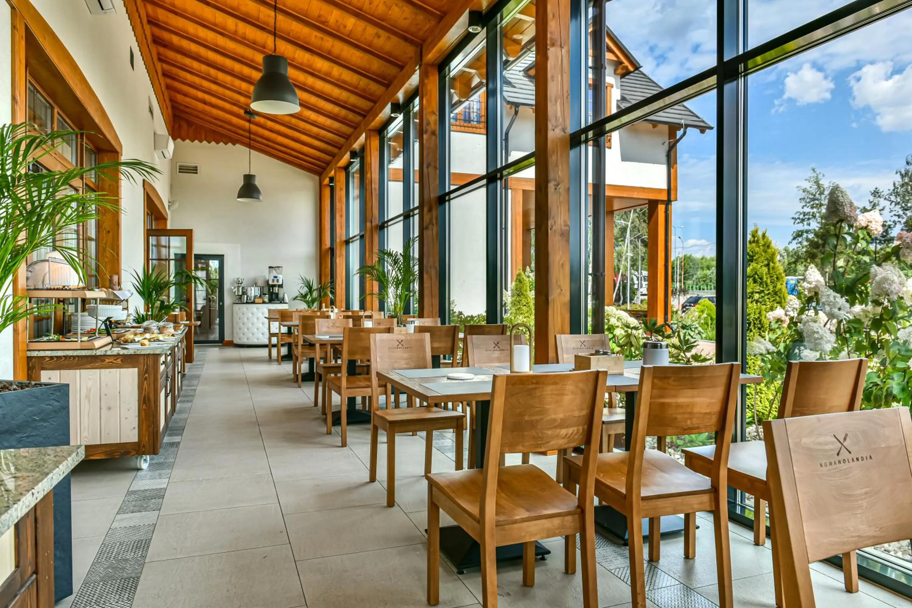 Patio in Hotel Nowa Holandia