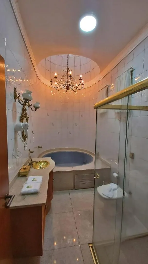 Bathroom in Hotel Pousada Chalé das Flores