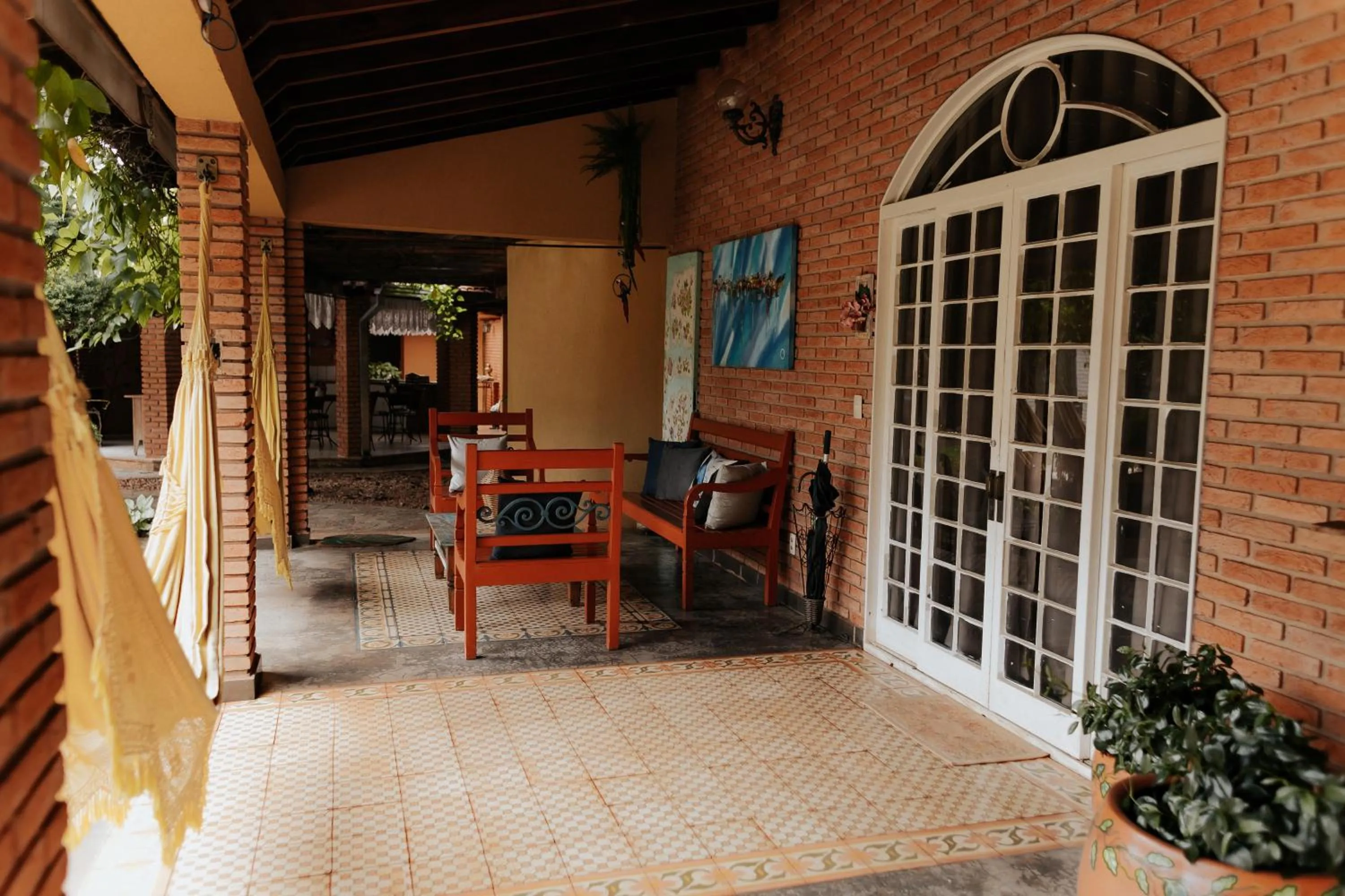 Balcony/Terrace in Hotel Pousada Chalé das Flores