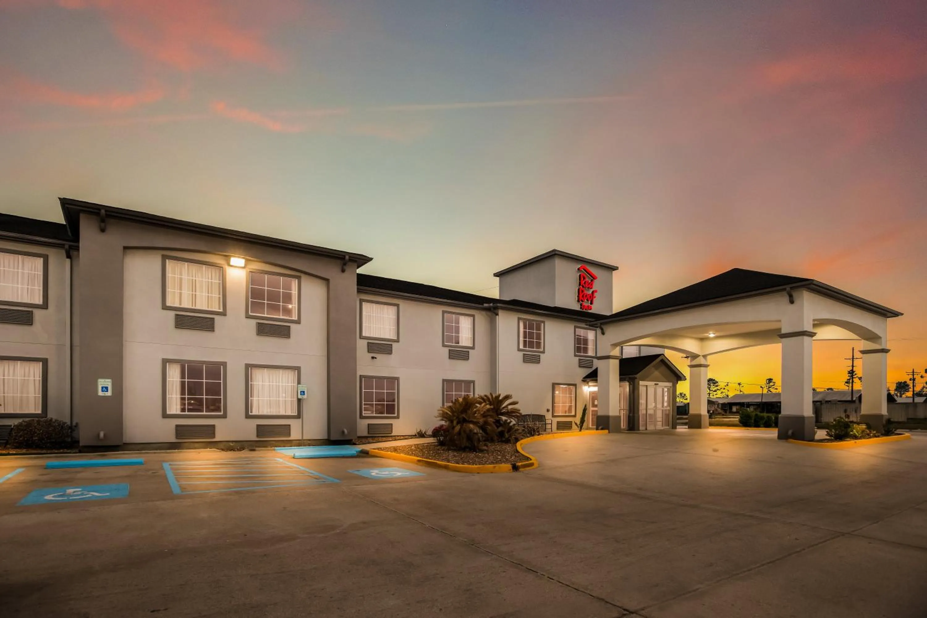 Property building in Red Roof Inn & Suites Lake Charles