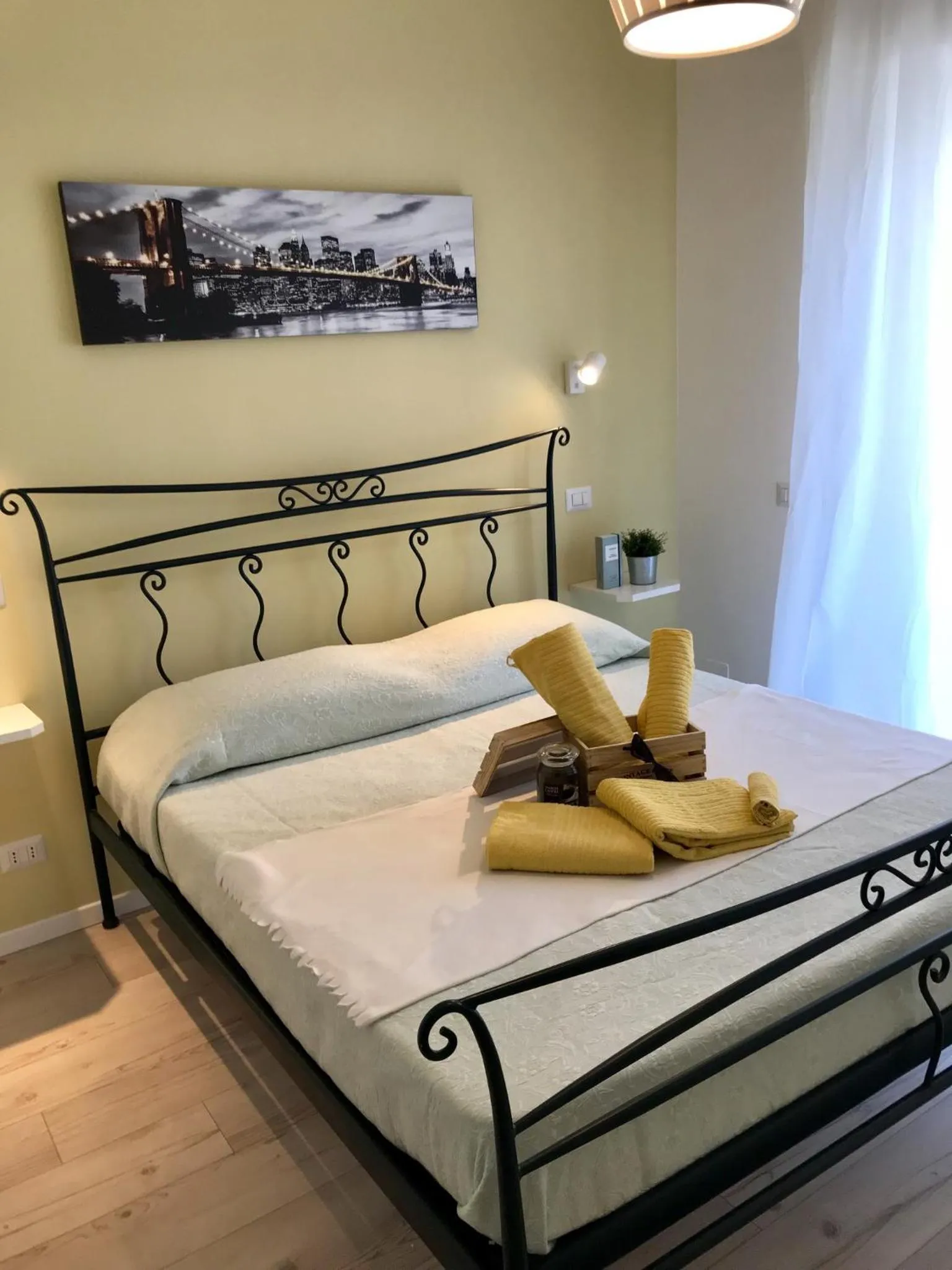 Bed in AzzurRomare Flat apartment