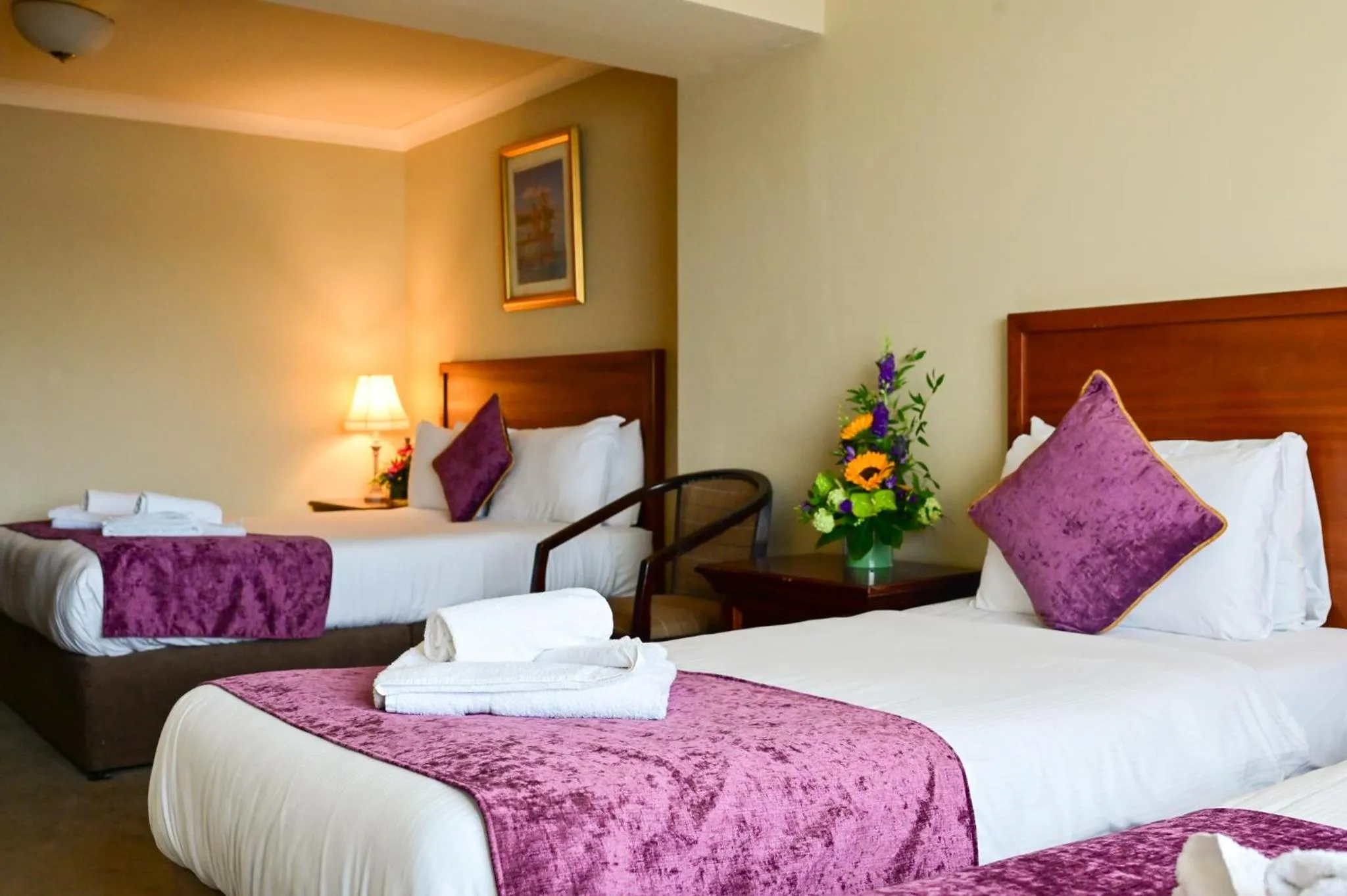 Bedroom, Bed in Lawlors Hotel Dungarvan