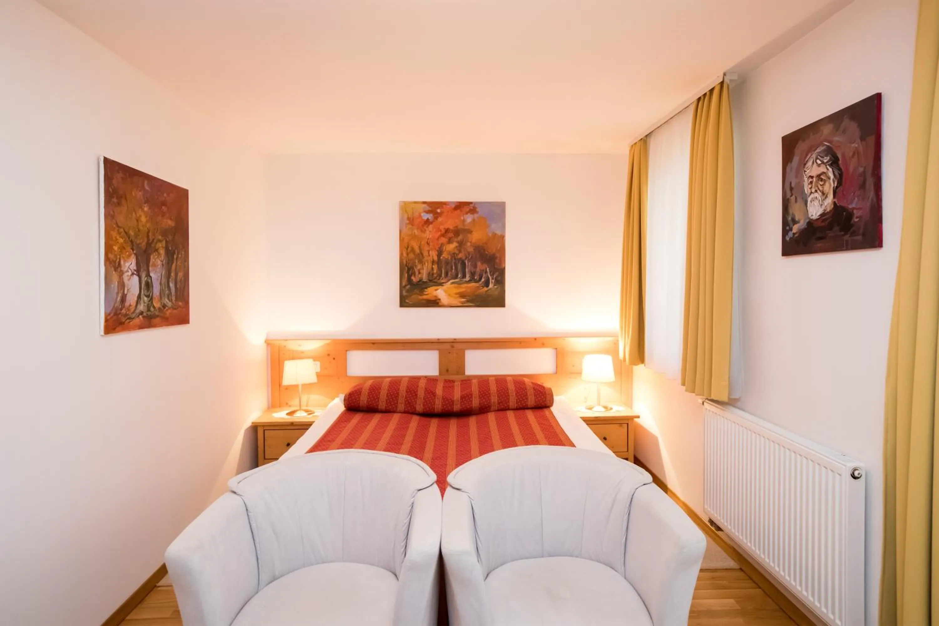 Bed in Art Hotel Kristal