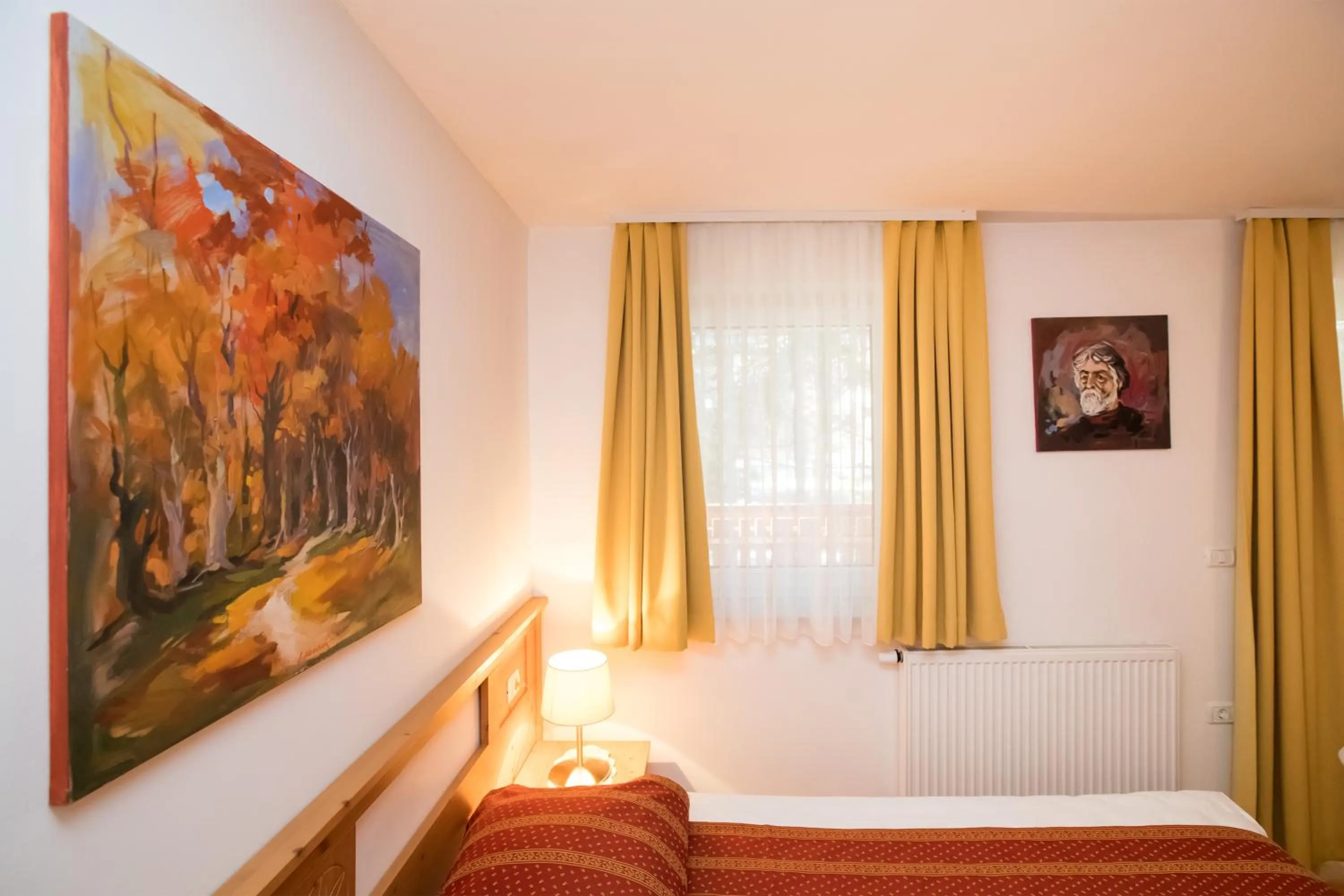 Balcony/Terrace, Bed in Art Hotel Kristal