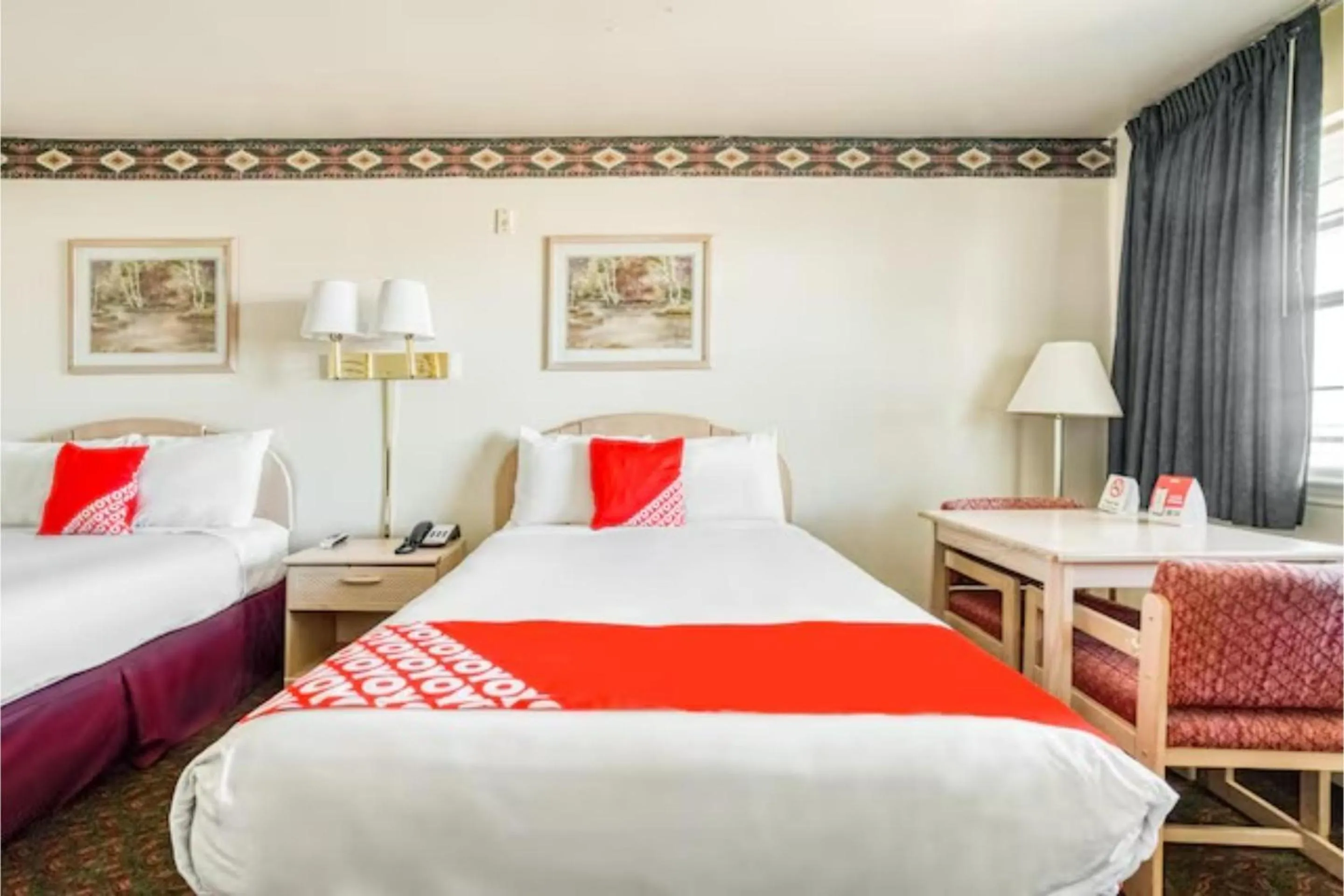 Bedroom, Bed in OYO Hotel Wichita Falls I-44 Sheppard Airforce