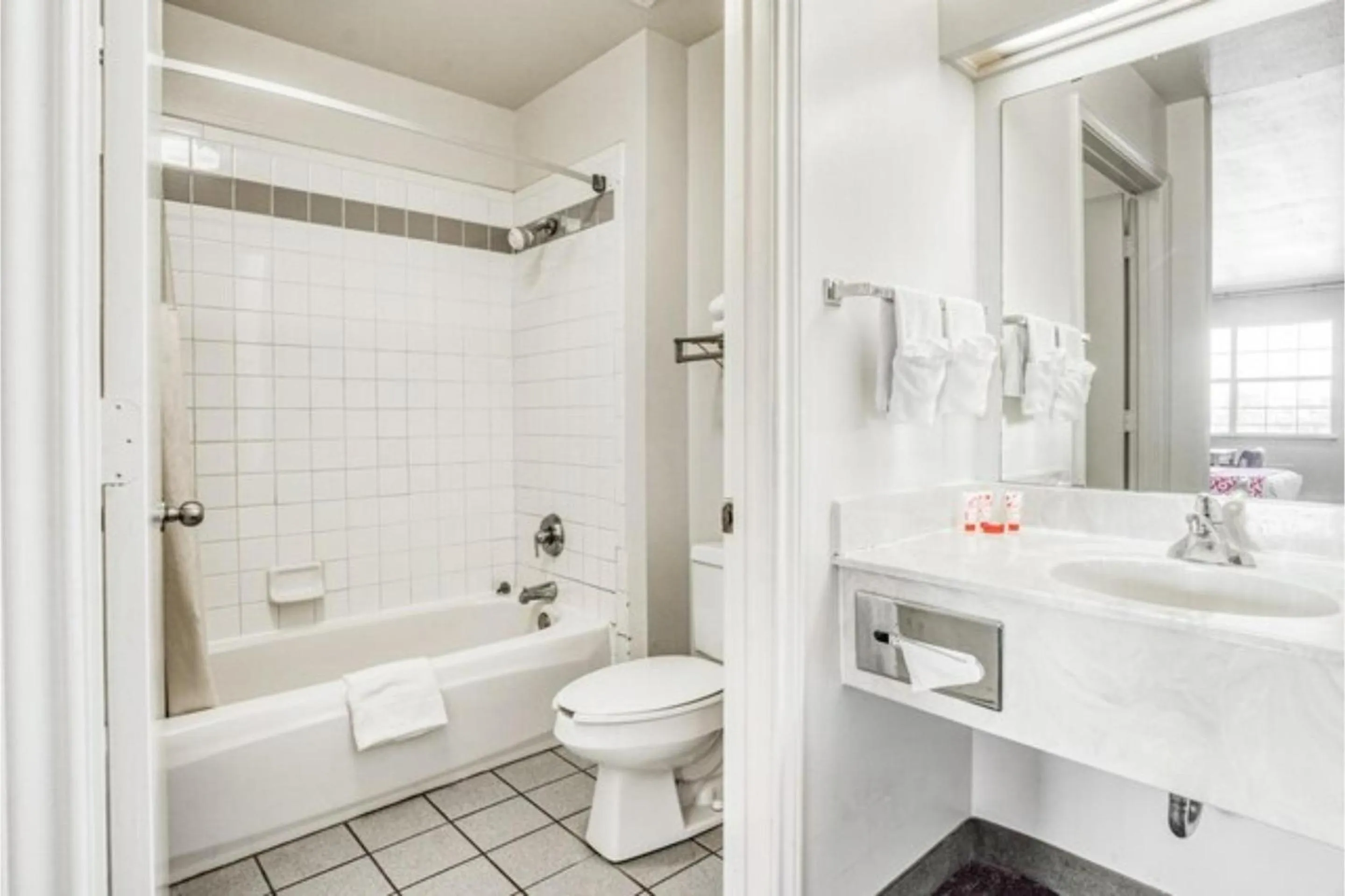 Bathroom in OYO Hotel Wichita Falls I-44 Sheppard Airforce