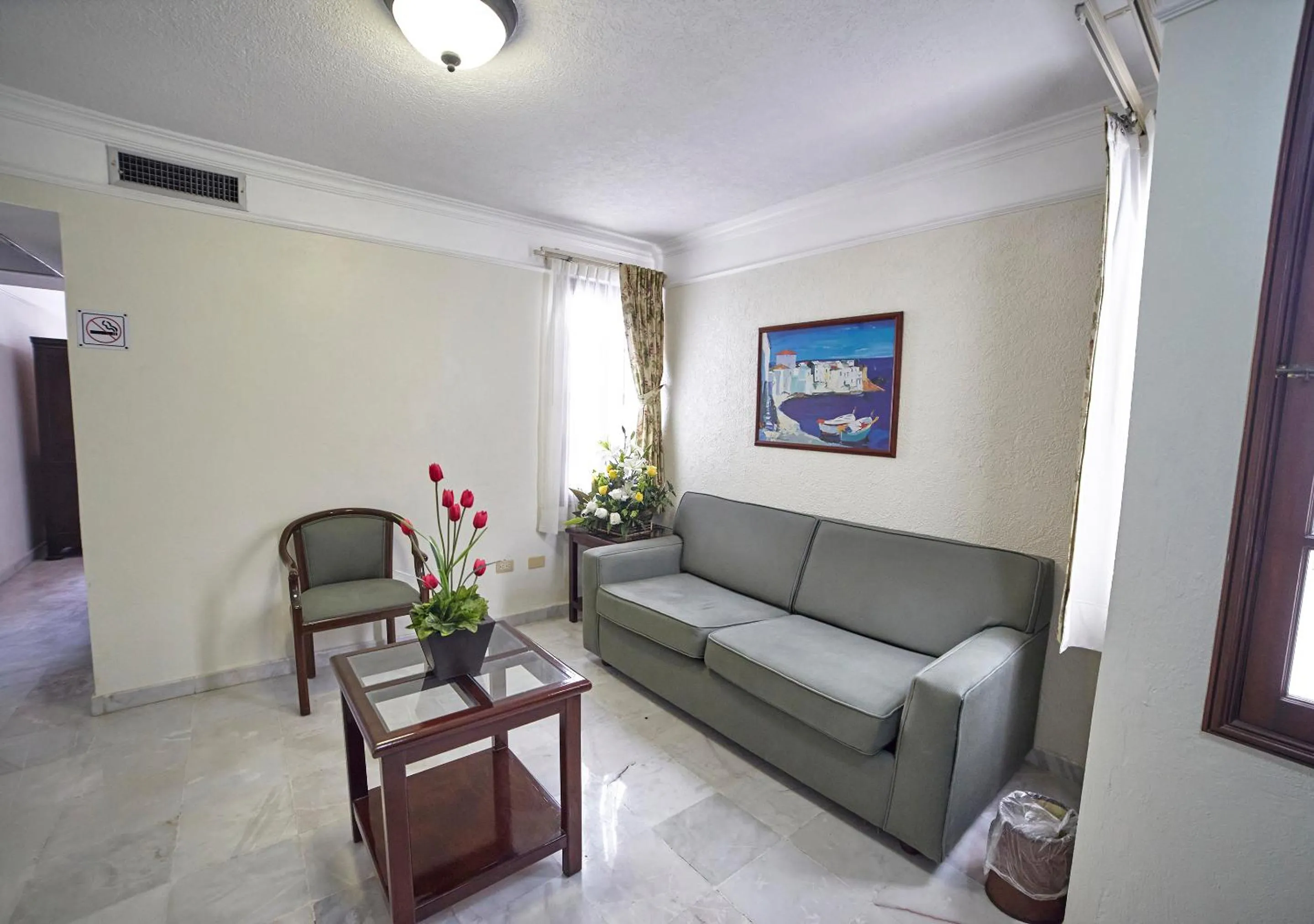 Living room in Hotel Francis Drake