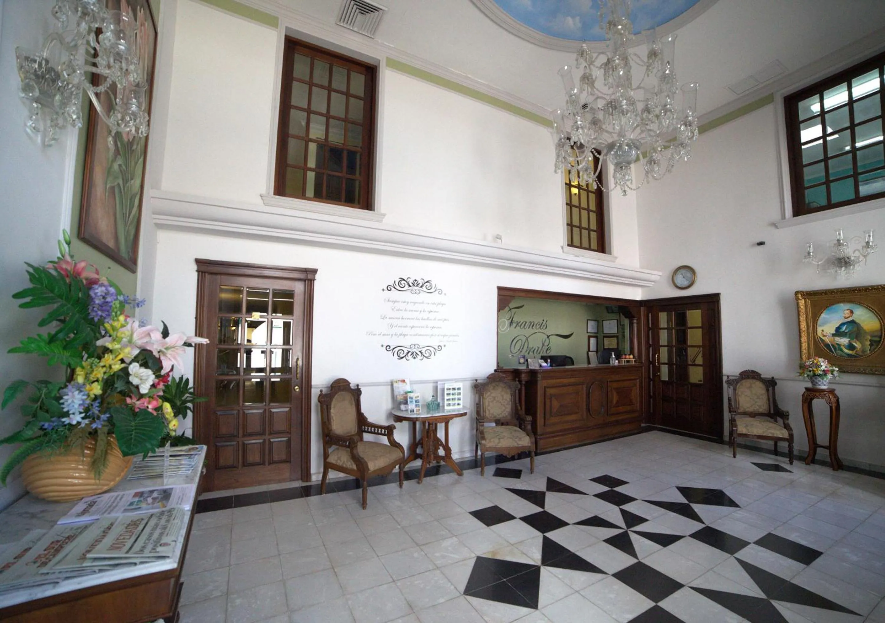 Lobby or reception in Hotel Francis Drake