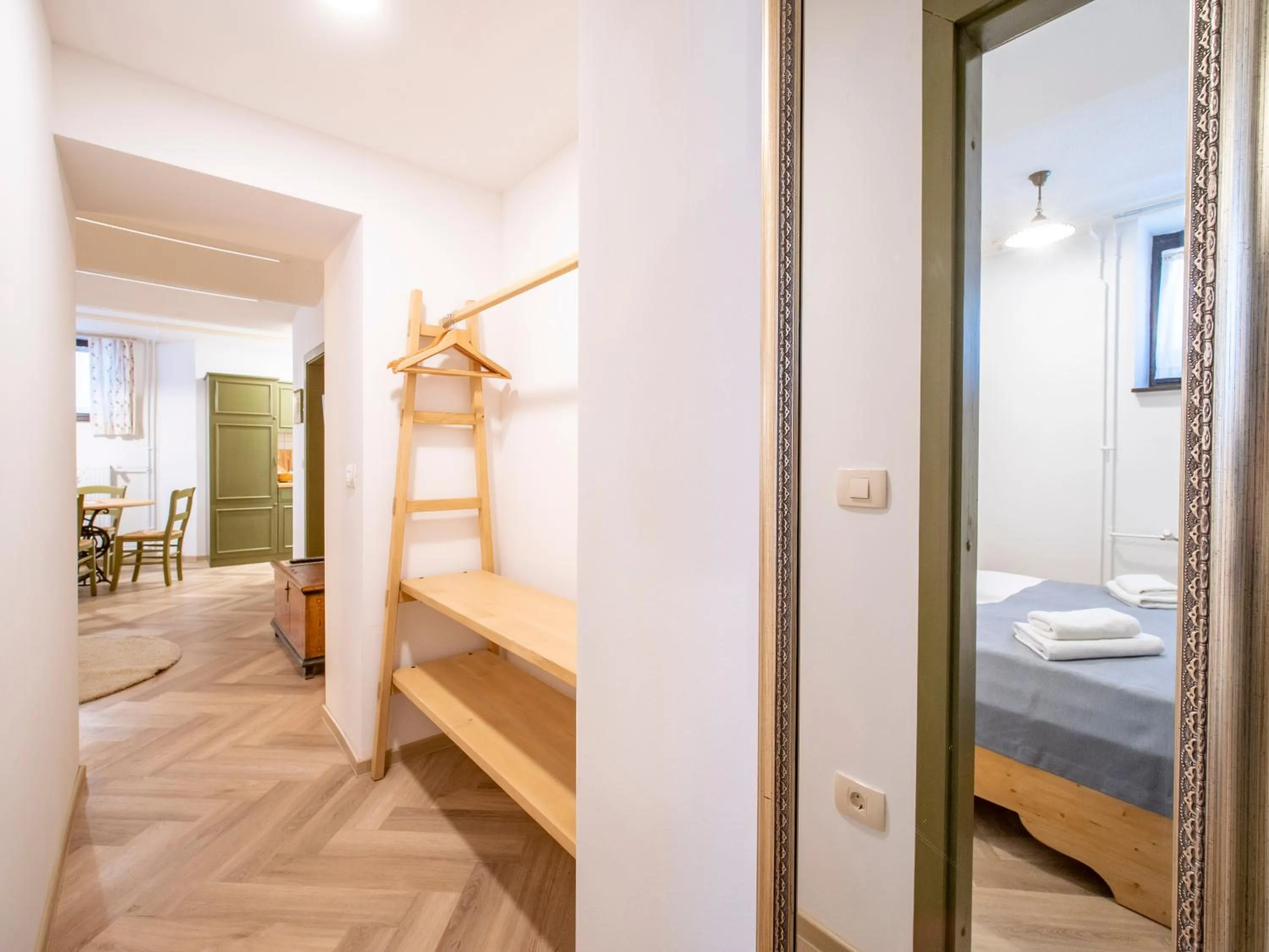 storage, Bed in Berghi Hotel and Apartments