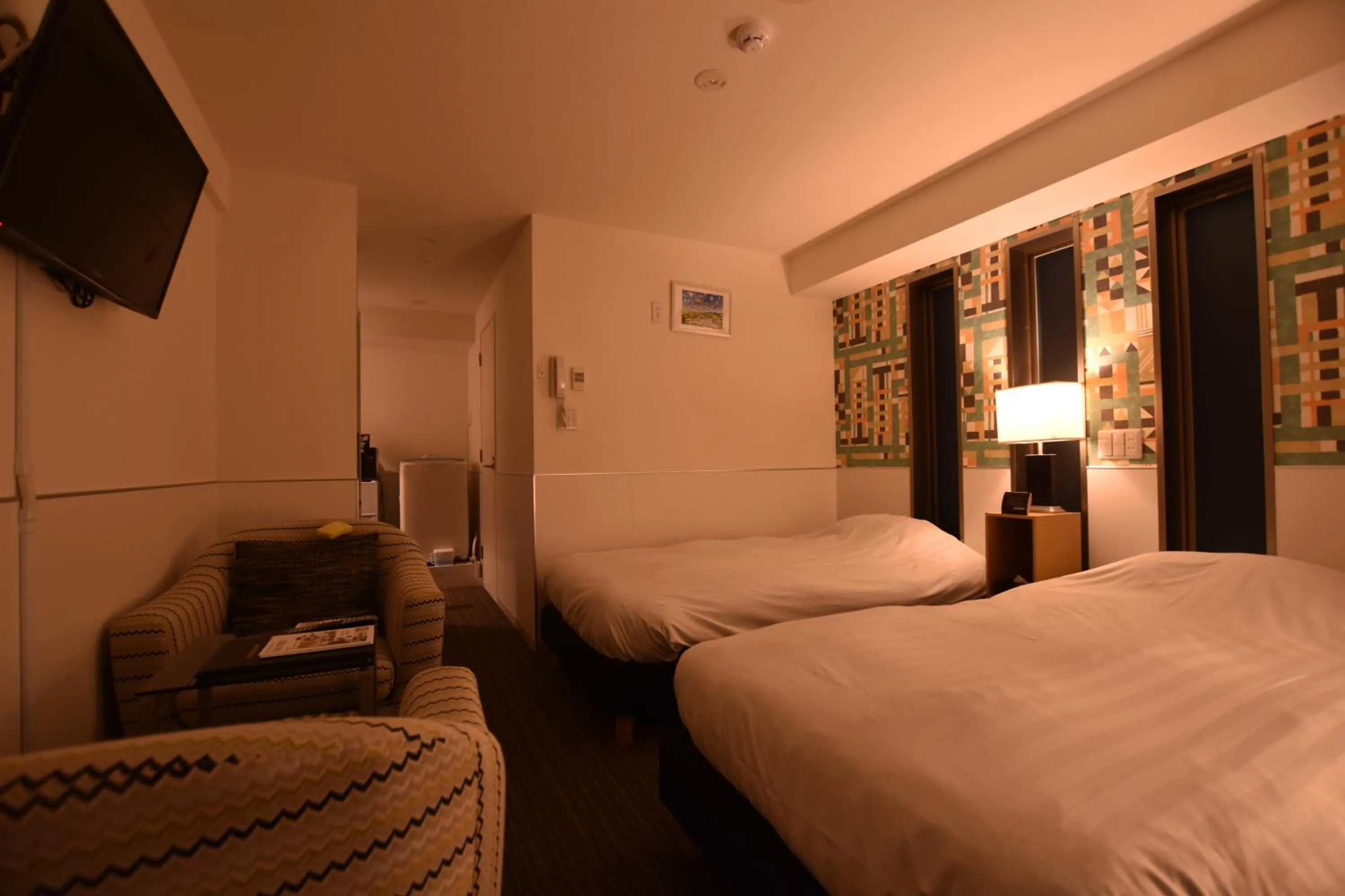 Living room, Bed in Residence Condominium KALAHAAI