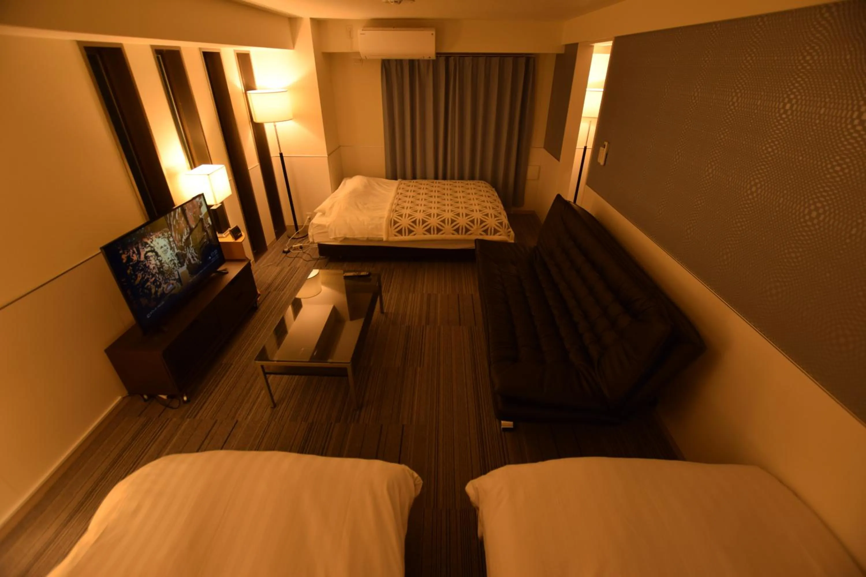 Living room, Bed in Residence Condominium KALAHAAI