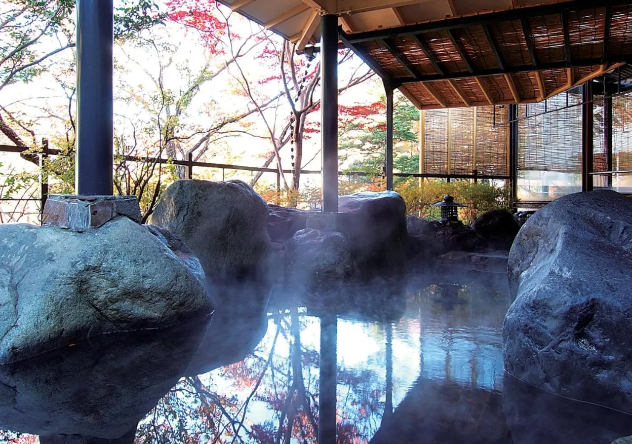 Hot Spring Bath in Kinugawa Park Hotels